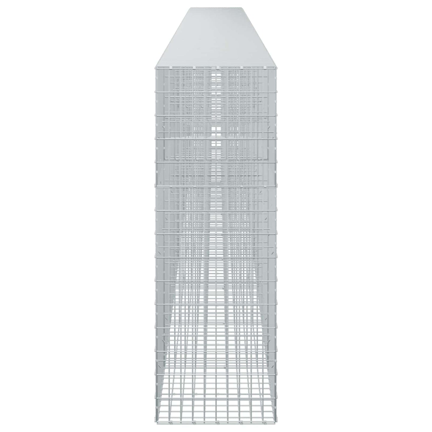 vidaXL Γκαμπιόν με σύρμα 3,5 mm και πλέγμα 5x10 cm 950x50x150 εκ