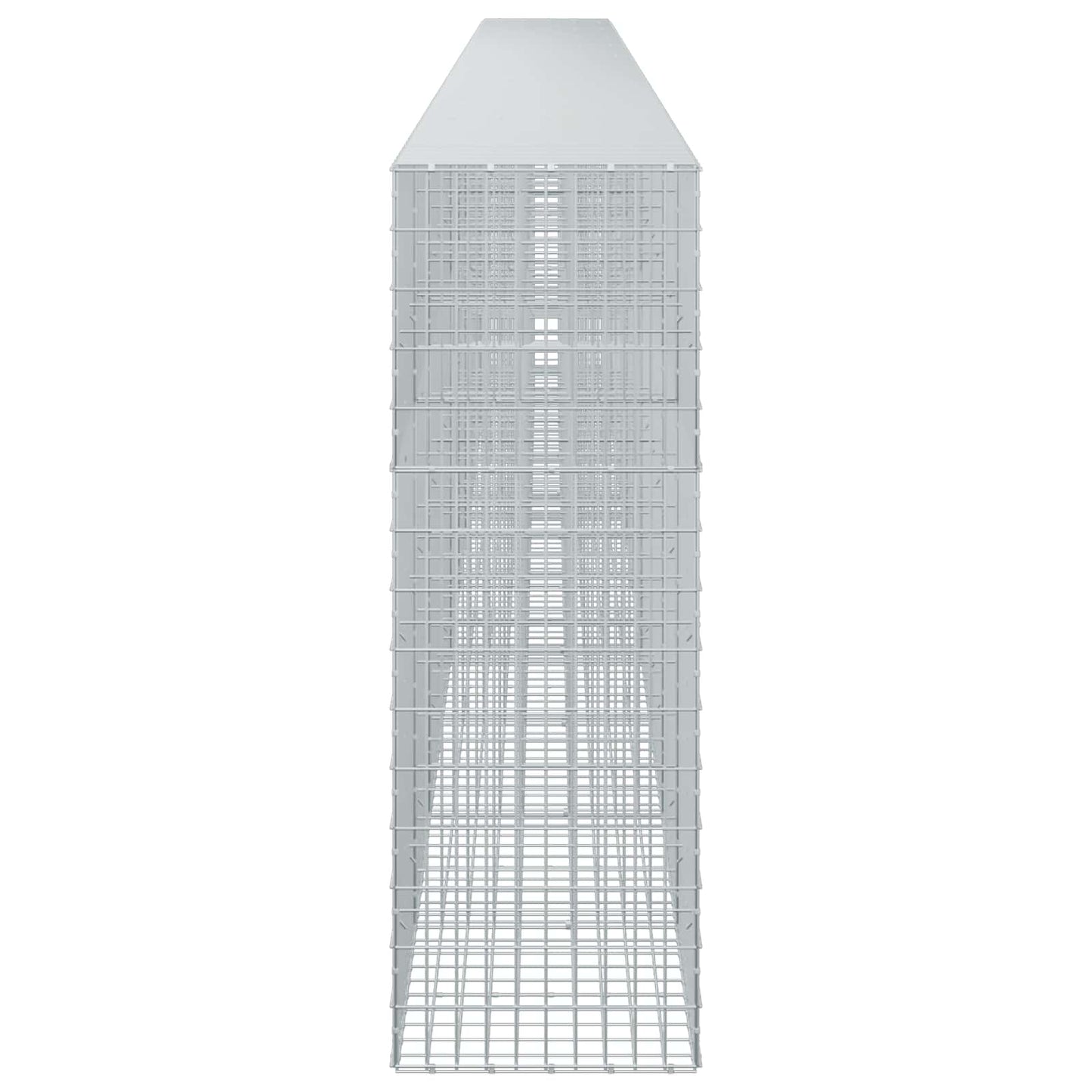 vidaXL Γκαμπιόν με σύρμα 3,5 mm και πλέγμα 5x10 cm 1000x50x150 εκ
