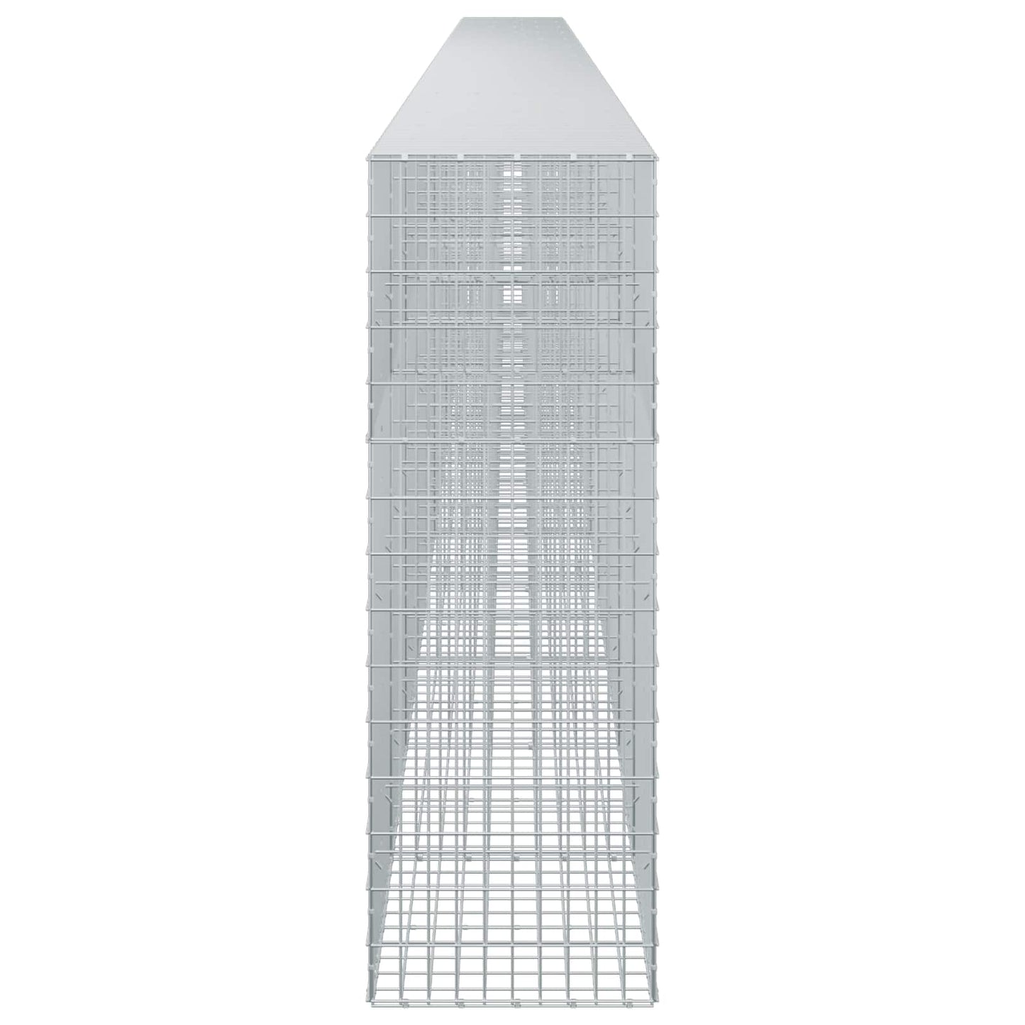 vidaXL Γκαμπιόν με σύρμα 3,5 mm και πλέγμα 5x10 cm 1150x50x150 εκ