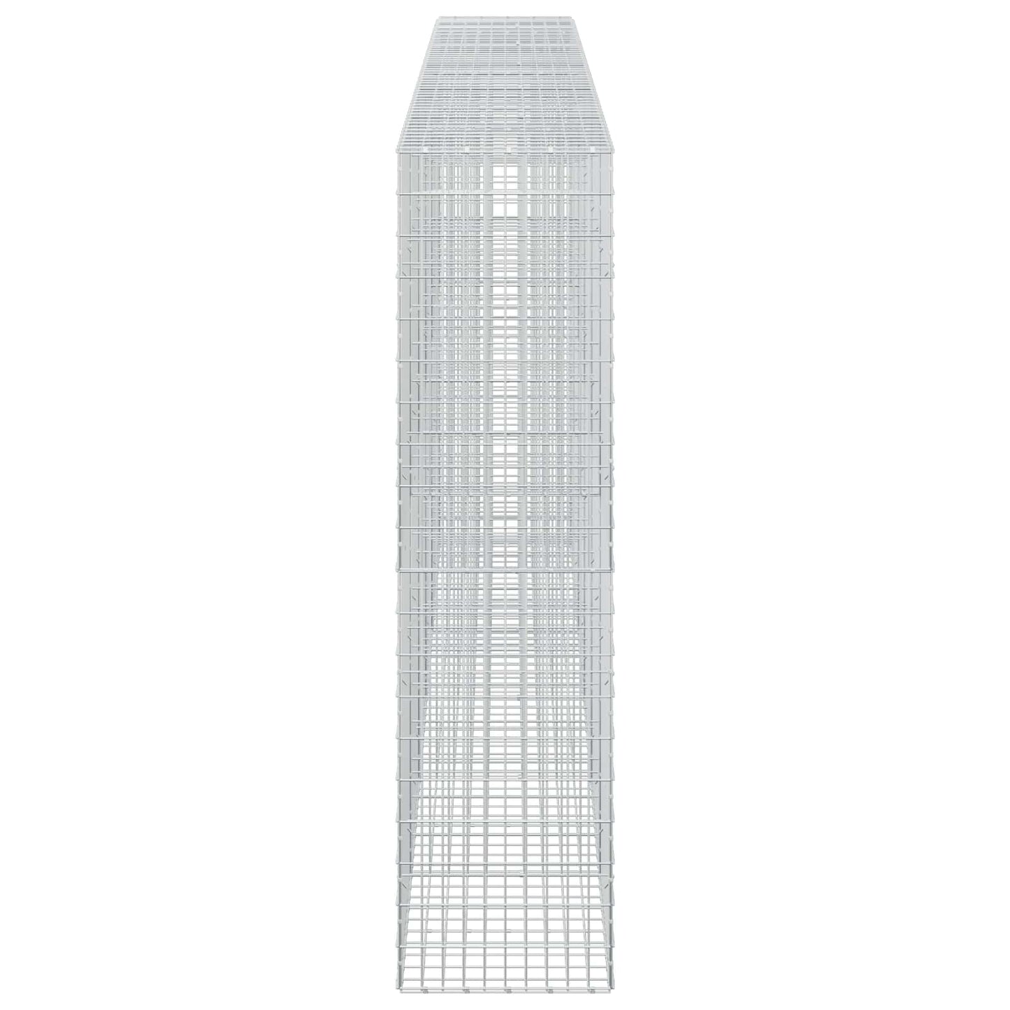 vidaXL Γκαμπιόν με σύρμα 3,5 mm και πλέγμα 5x10 cm 550x50x200 εκ.