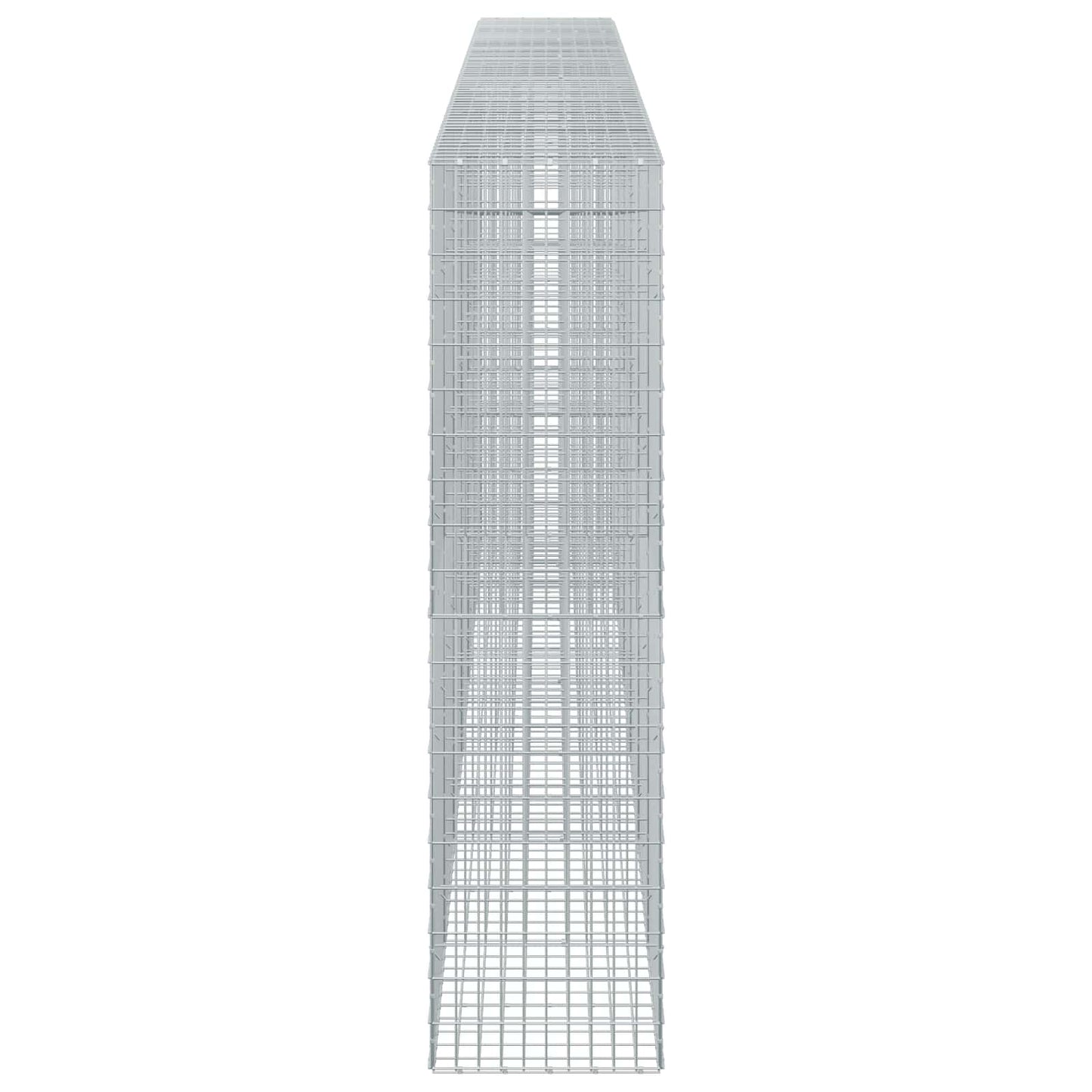 vidaXL Γκαμπιόν με σύρμα 3,5 mm και πλέγμα 5x10 cm 650x50x200 εκ