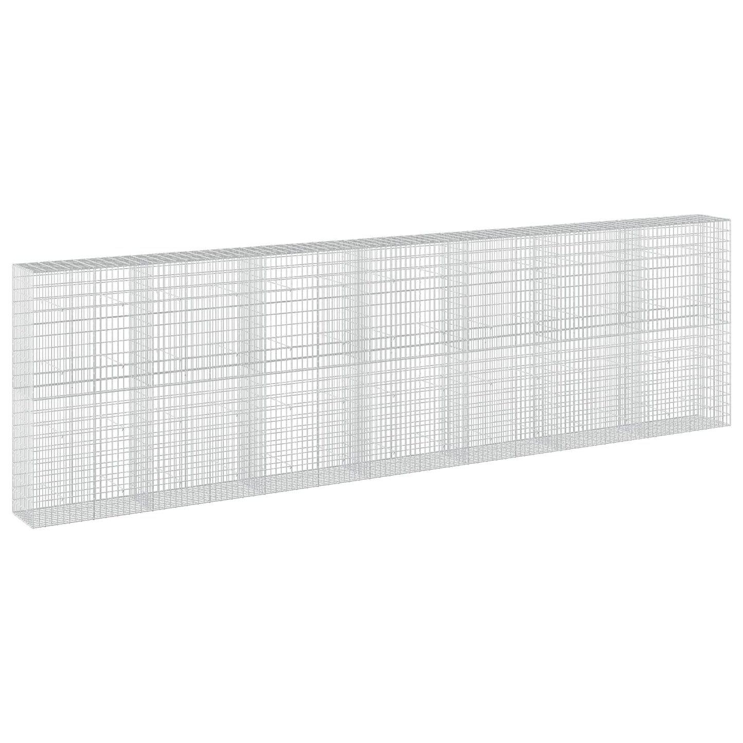 vidaXL Γκαμπιόν με σύρμα 3,5 mm και πλέγμα 5x10 cm 700x50x200 εκ