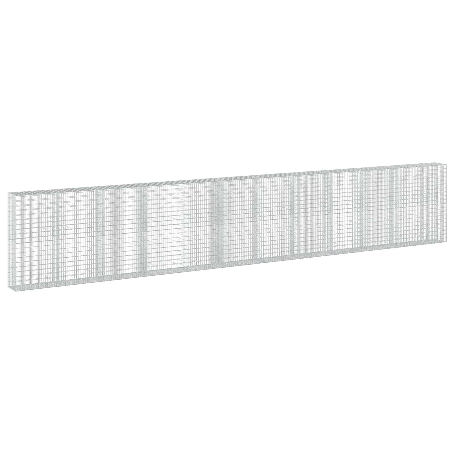 vidaXL Γκαμπιόν με σύρμα 3,5 mm και πλέγμα 5x10 cm 1150x50x200 εκ