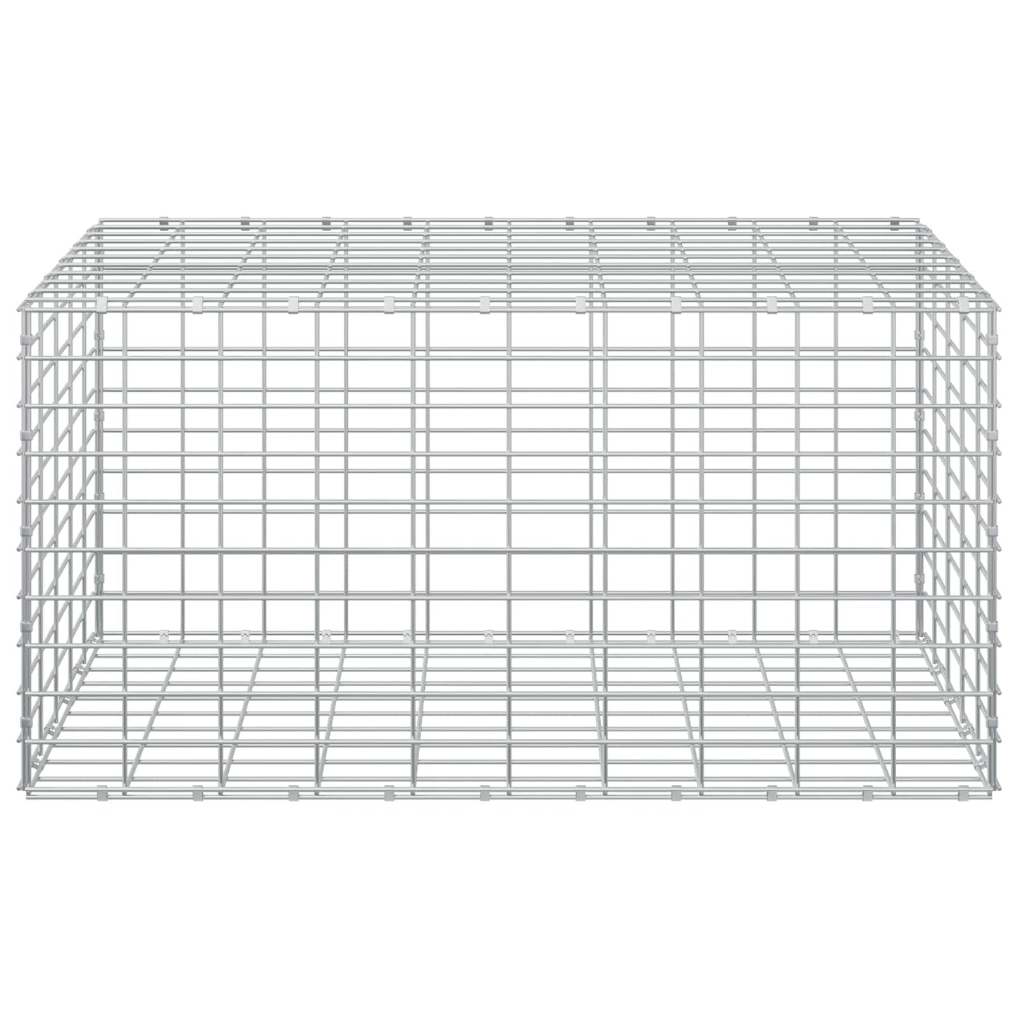 vidaXL Γκαμπιόν με σύρμα 3,5 mm και πλέγμα 5x10 cm 50x100x50 εκ