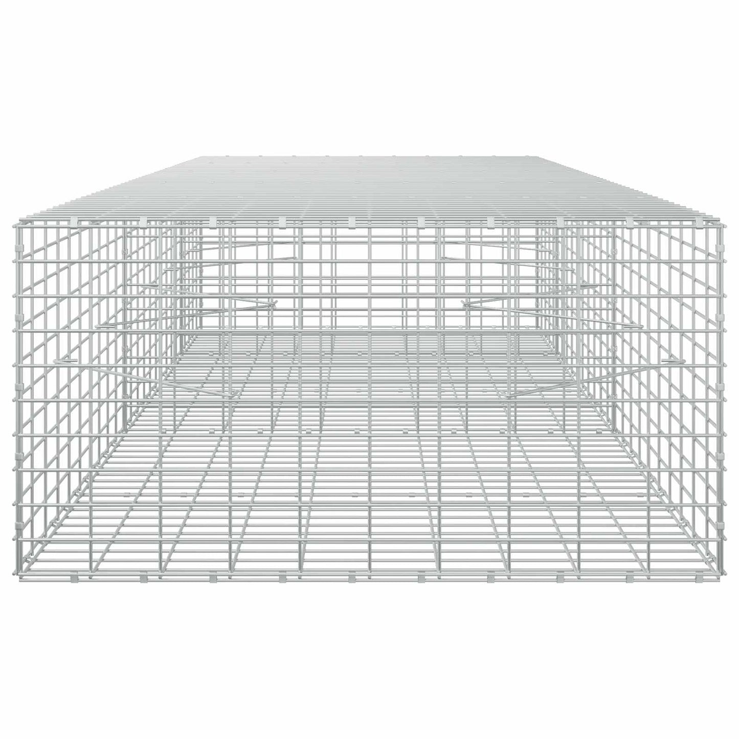 vidaXL Γκαμπιόν με σύρμα 3,5 mm και πλέγμα 5x10 cm 250x100x50 εκ.