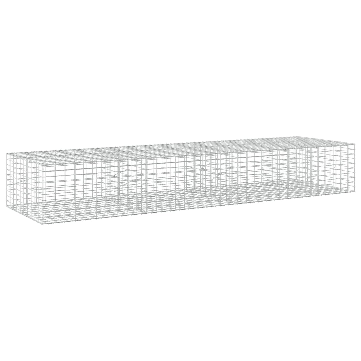vidaXL Γκαμπιόν με σύρμα 3,5 mm και πλέγμα 5x10 cm 350x100x50 εκ.