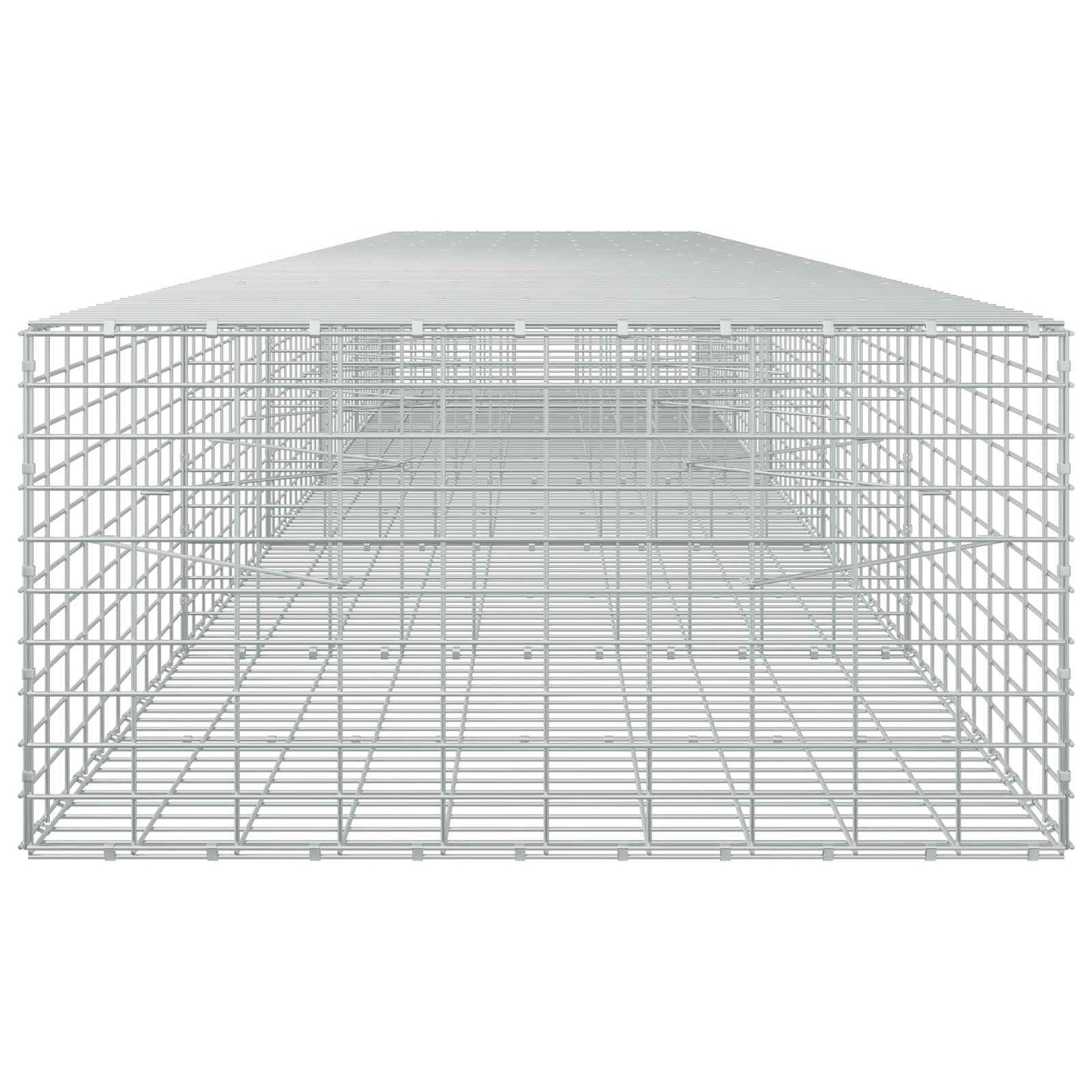 vidaXL Γκαμπιόν με σύρμα 3,5 mm και πλέγμα 5x10 cm 550x100x50 εκ