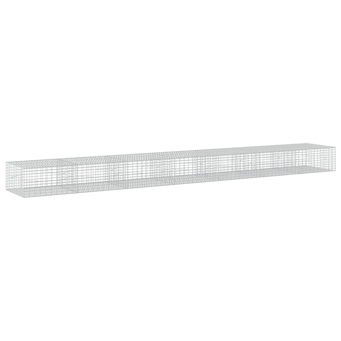 vidaXL Γκαμπιόν με σύρμα 3,5 mm και πλέγμα 5x10 cm 700x100x50 εκ.