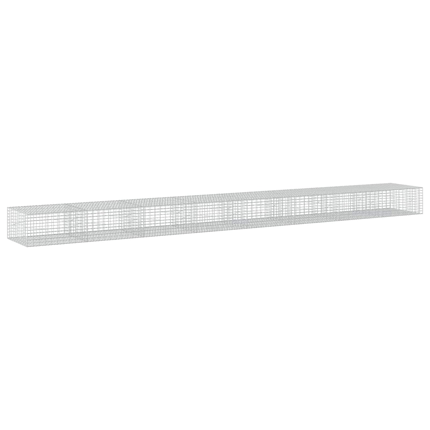 vidaXL Γκαμπιόν με σύρμα 3,5 mm και πλέγμα 5x10 cm 800x100x50 εκ.