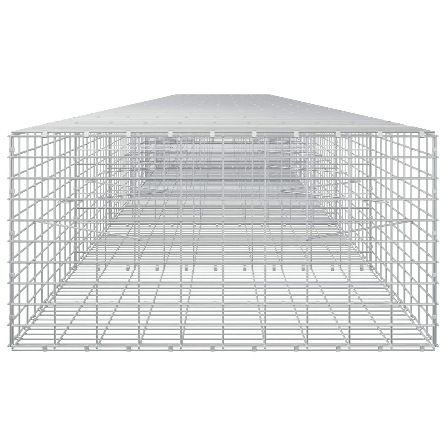 vidaXL Γκαμπιόν με σύρμα 3,5 mm και πλέγμα 5x10 cm 800x100x50 εκ.