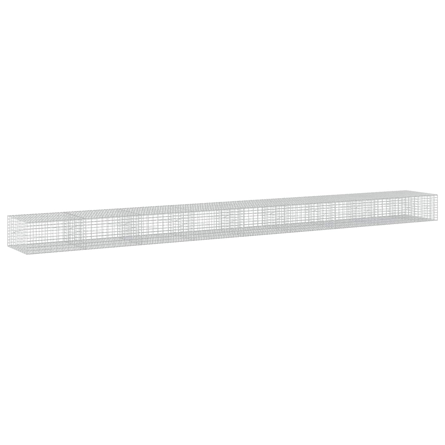 vidaXL Γκαμπιόν με σύρμα 3,5 mm και πλέγμα 5x10 cm 850x100x50 εκ.