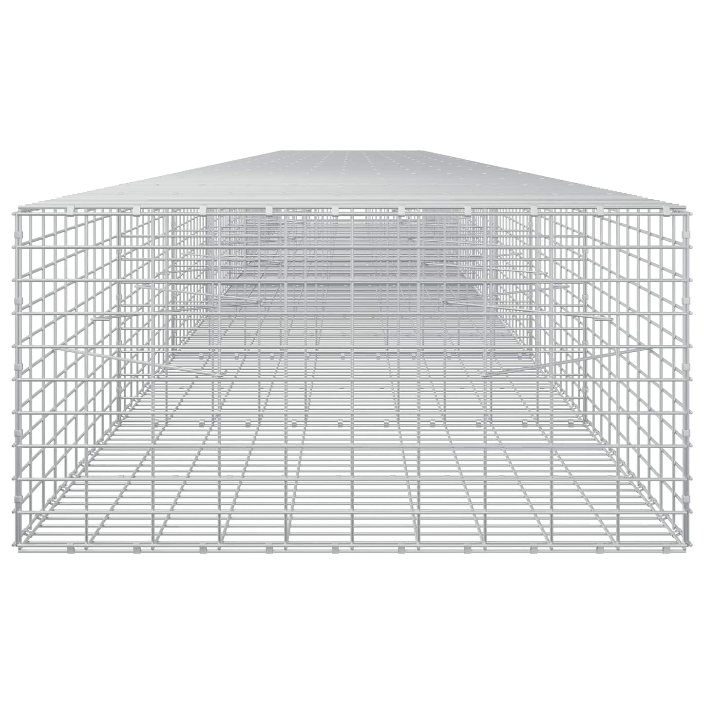 vidaXL Γκαμπιόν με σύρμα 3,5 mm και πλέγμα 5x10 cm 850x100x50 εκ.