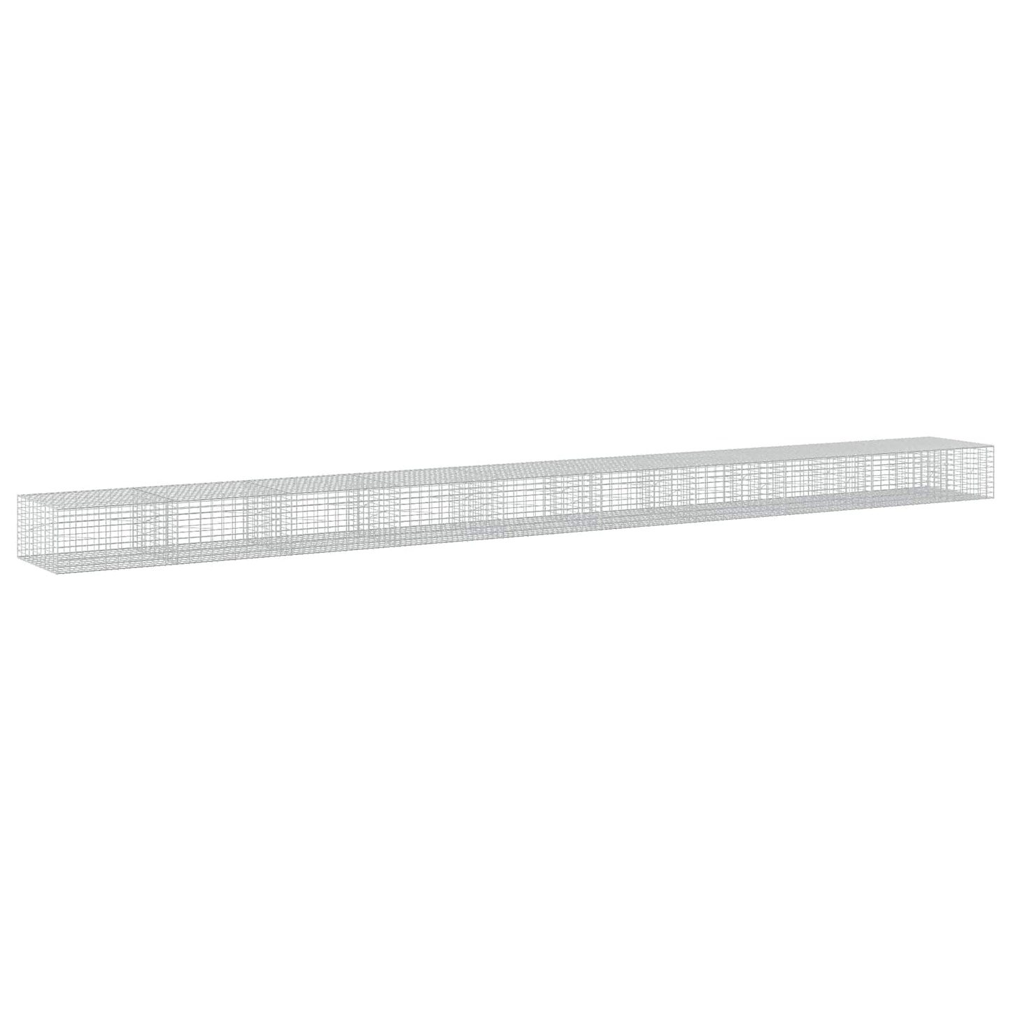 vidaXL Γκαμπιόν με σύρμα 3,5 mm και πλέγμα 5x10 cm 950x100x50 εκ