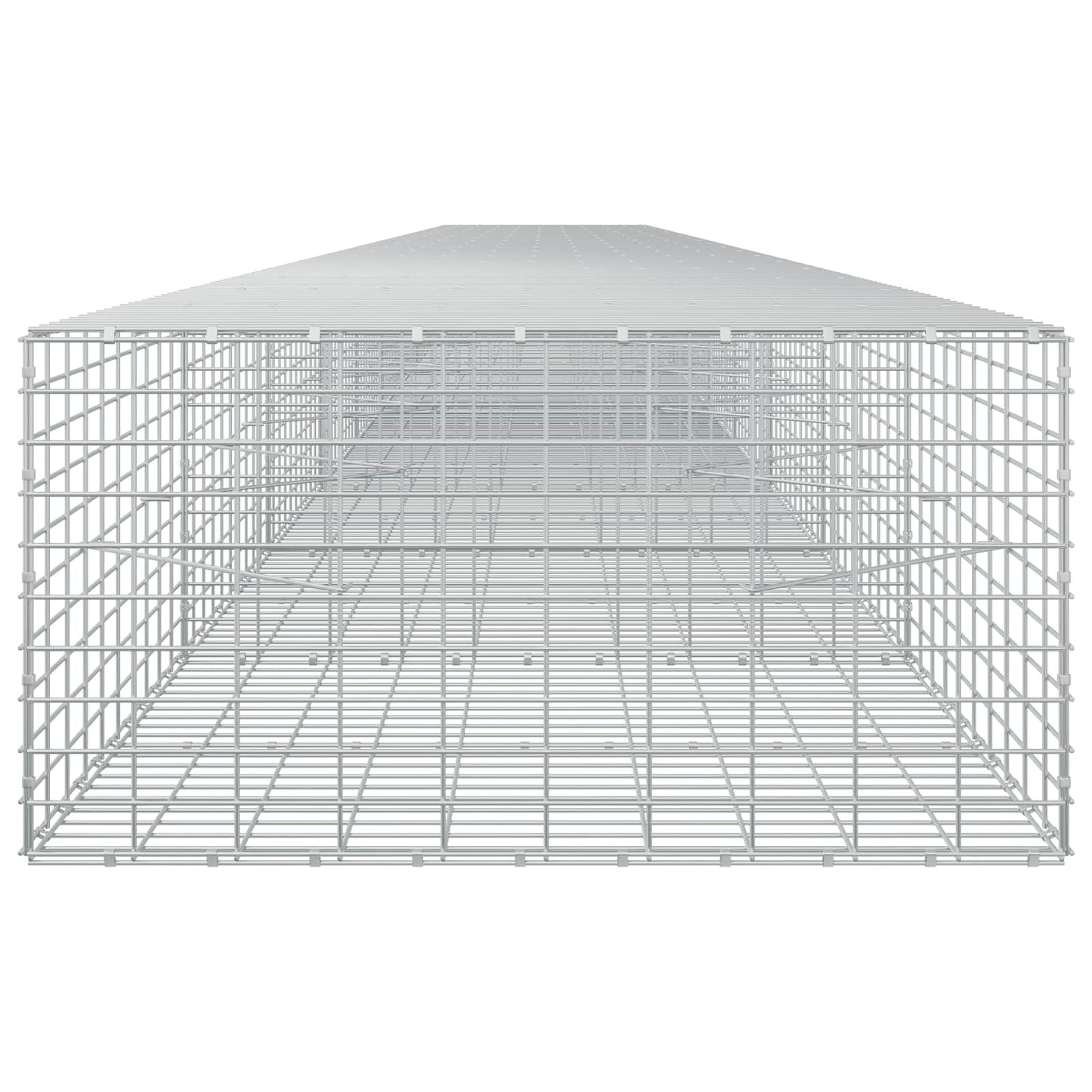 vidaXL Γκαμπιόν με σύρμα 3,5 mm και πλέγμα 5x10 cm 950x100x50 εκ