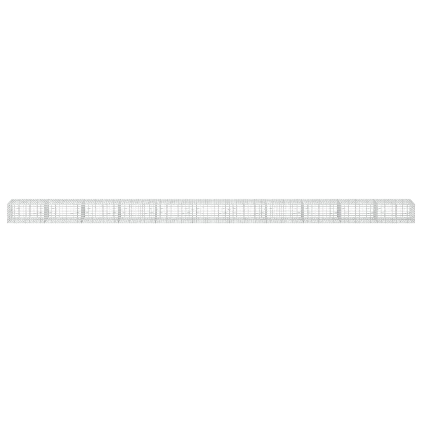 vidaXL Γκαμπιόν με σύρμα 3,5 mm και πλέγμα 5x10 cm 1100x100x50 εκ