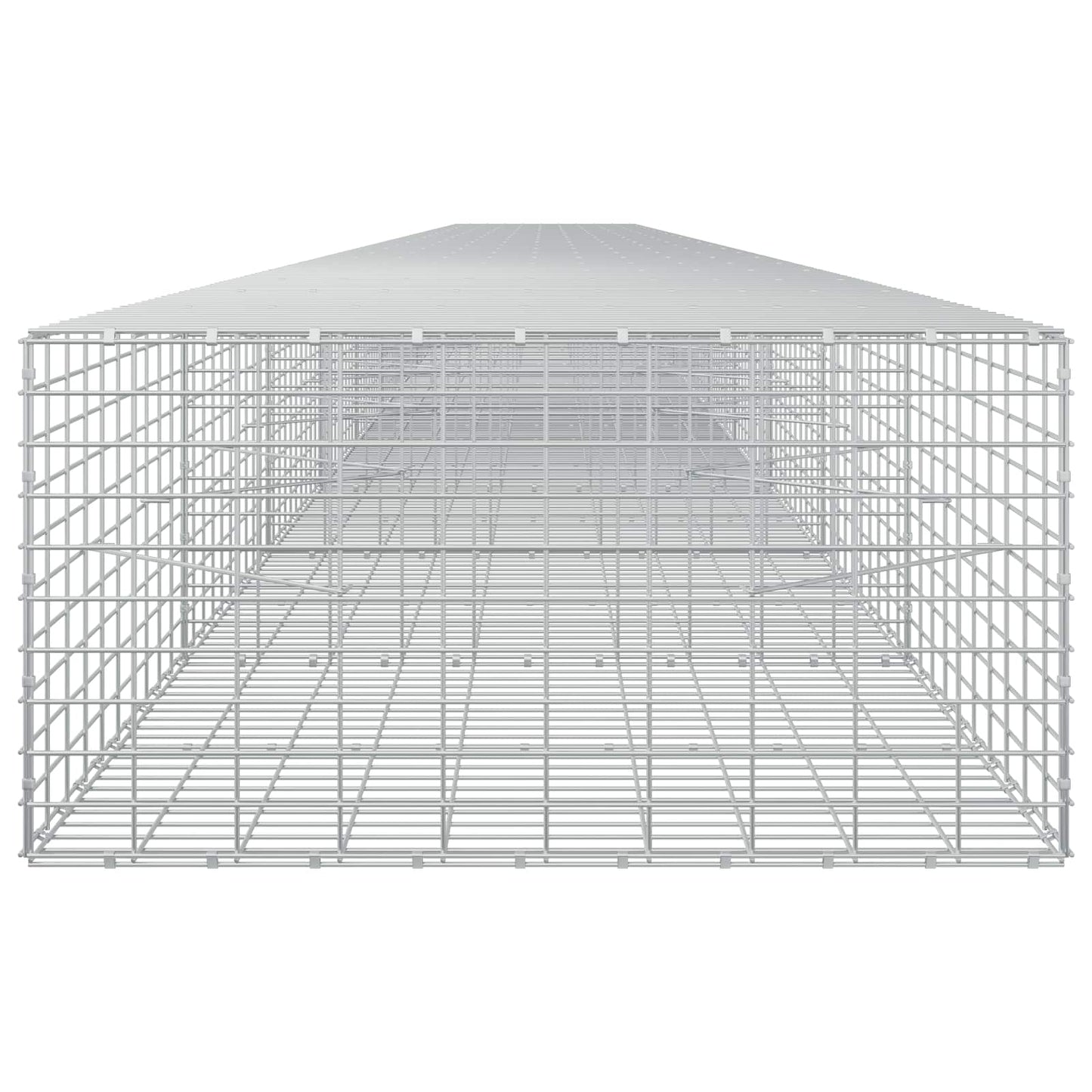 vidaXL Γκαμπιόν με σύρμα 3,5 mm και πλέγμα 5x10 cm 1100x100x50 εκ