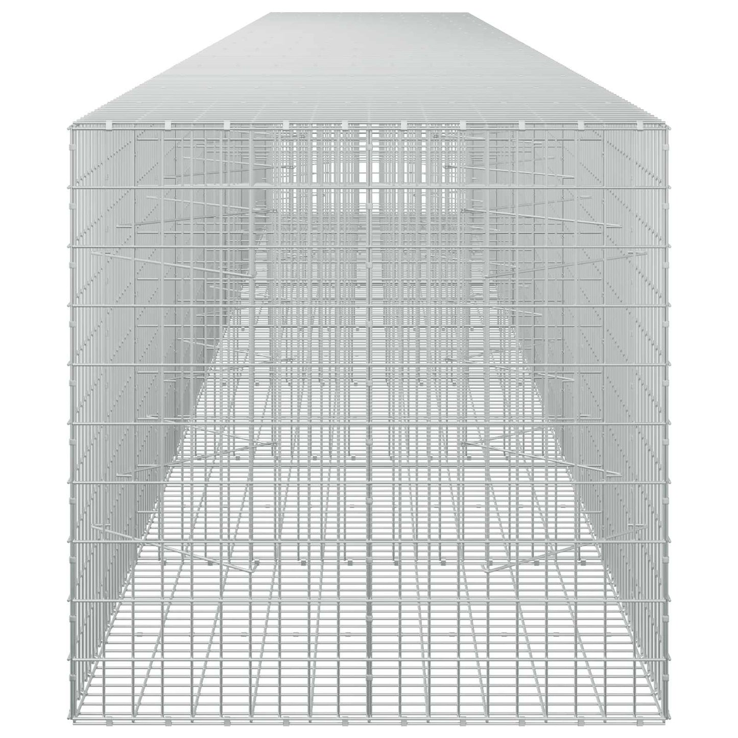 vidaXL Γκαμπιόν με σύρμα 3,5 mm και πλέγμα 5x10 cm 750x100x100 εκ.