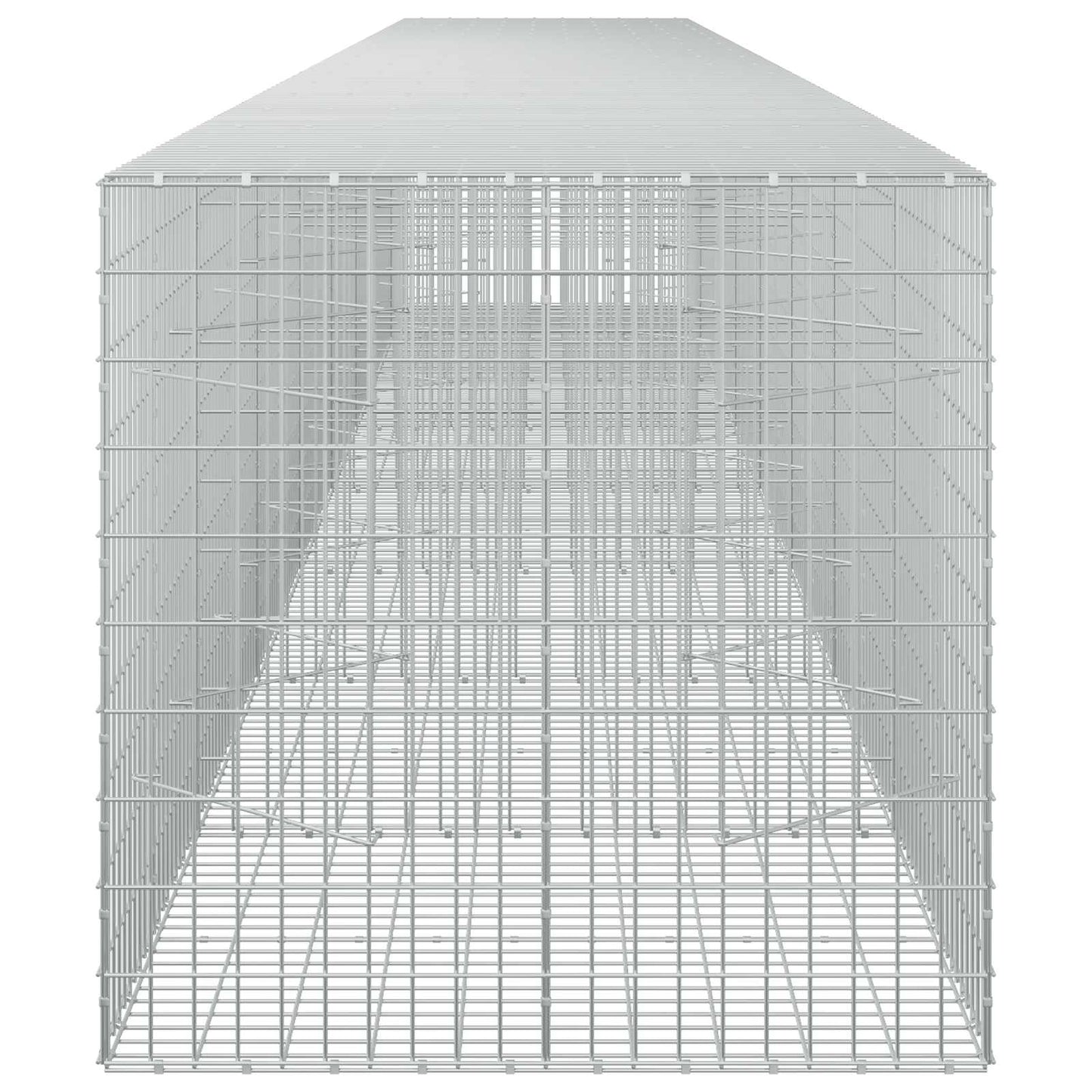 vidaXL Γκαμπιόν με σύρμα 3,5 mm και πλέγμα 5x10 cm 800x100x100 εκ.