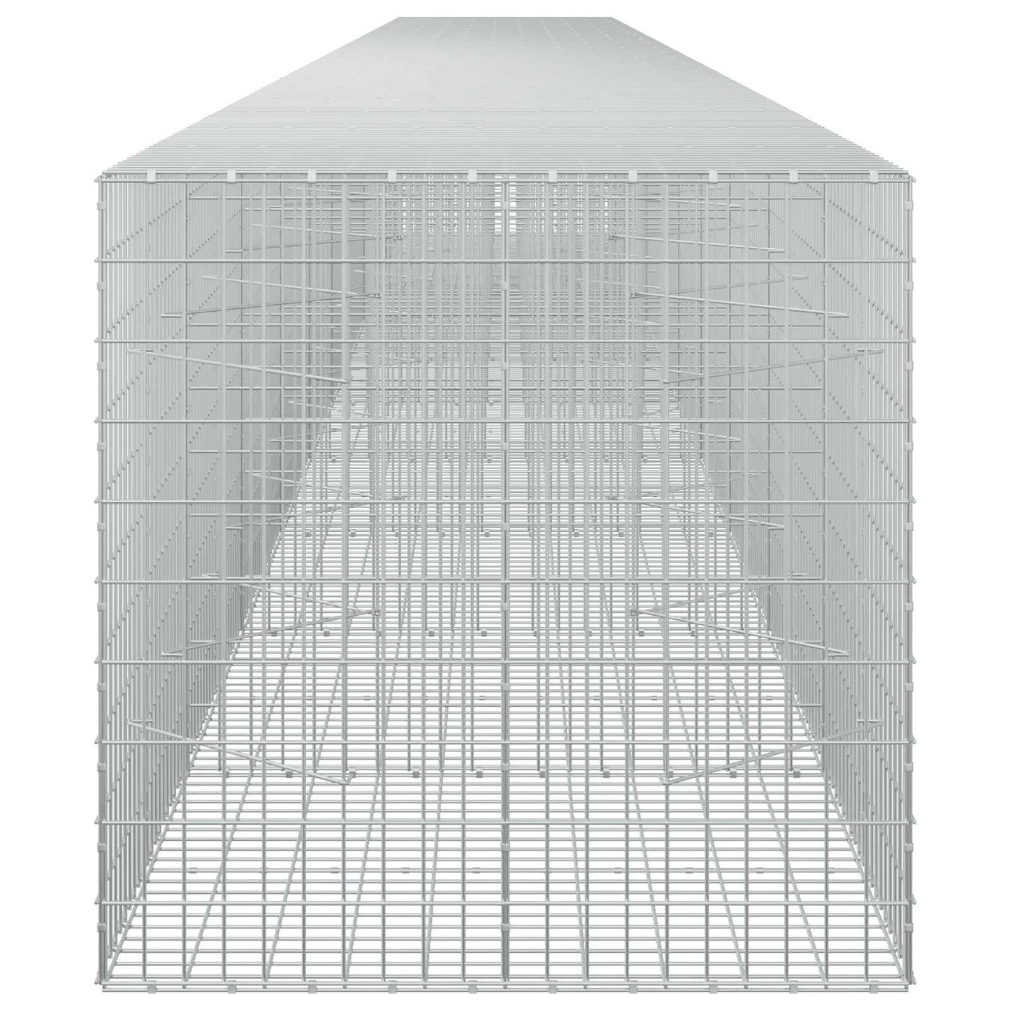 vidaXL Γκαμπιόν με σύρμα 3,5 mm και πλέγμα 5x10 cm 1050x100x100 εκ
