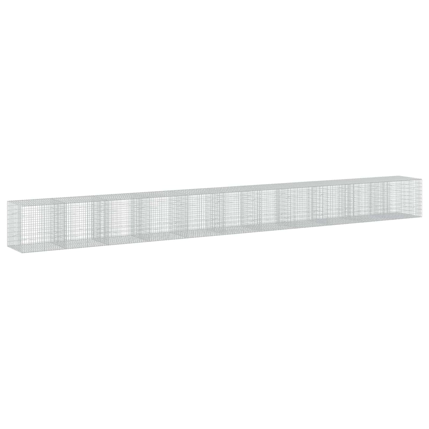vidaXL Γκαμπιόν με σύρμα 3,5 mm και πλέγμα 5x10 cm 1100x100x100 εκ