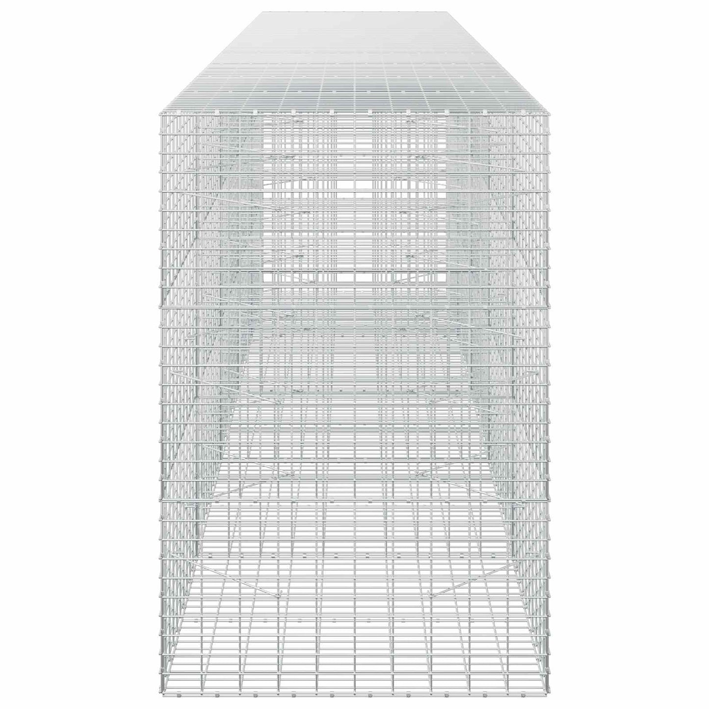 vidaXL Γκαμπιόν με σύρμα 3,5 mm και πλέγμα 5x10 cm 500x100x150 εκ.