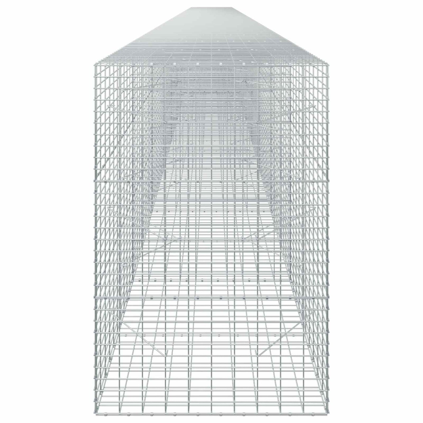 vidaXL Γκαμπιόν με σύρμα 3,5 mm και πλέγμα 5x10 cm 1000x100x150 εκ.