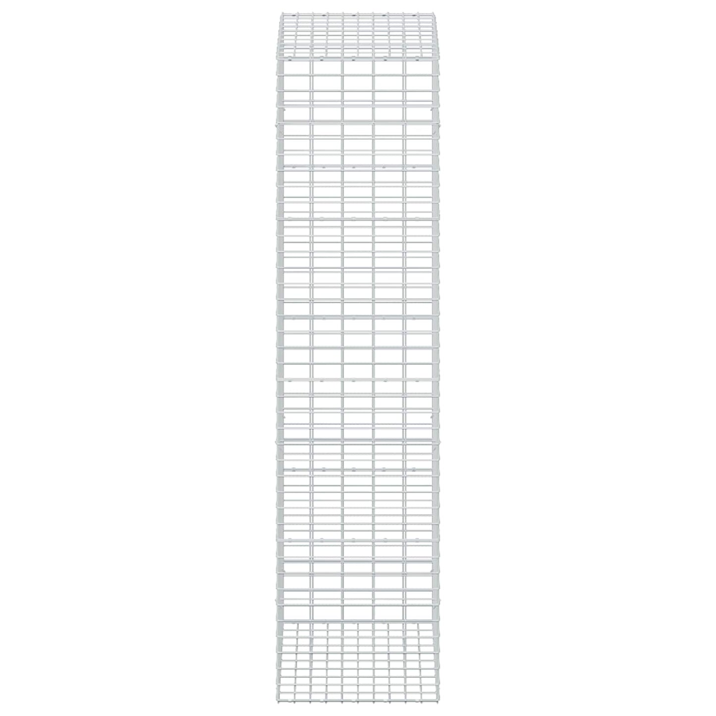 vidaXL Γκαμπιόν με σύρμα 3,5 mm και πλέγμα 5x10 cm 50x100x200 εκ