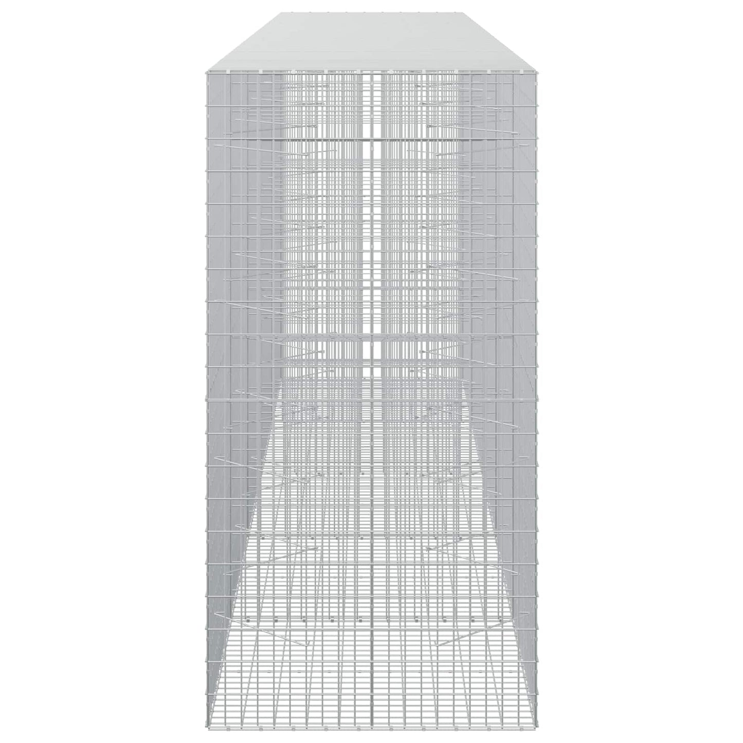 vidaXL Γκαμπιόν με σύρμα 3,5 mm και πλέγμα 5x10 cm 500x100x200 εκ