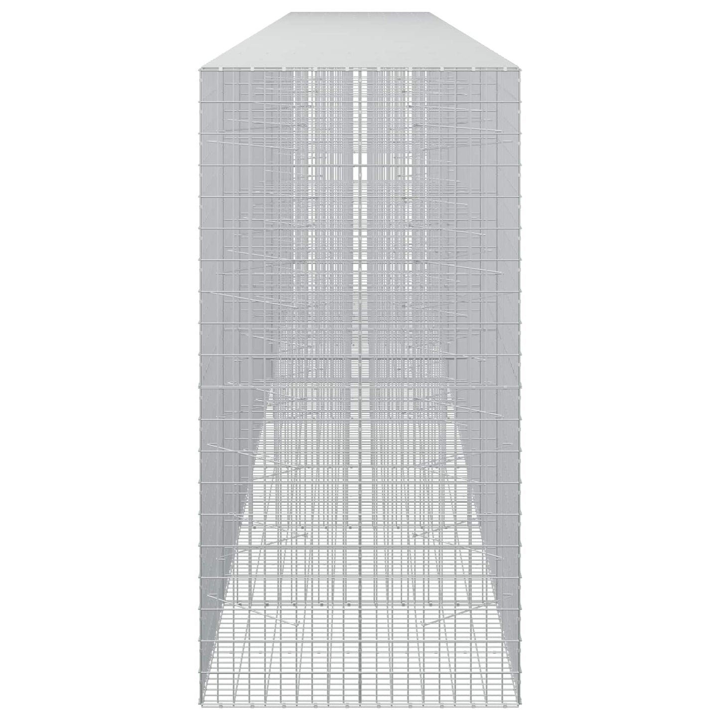 vidaXL Γκαμπιόν με σύρμα 3,5 mm και πλέγμα 5x10 cm 800x100x200 εκ