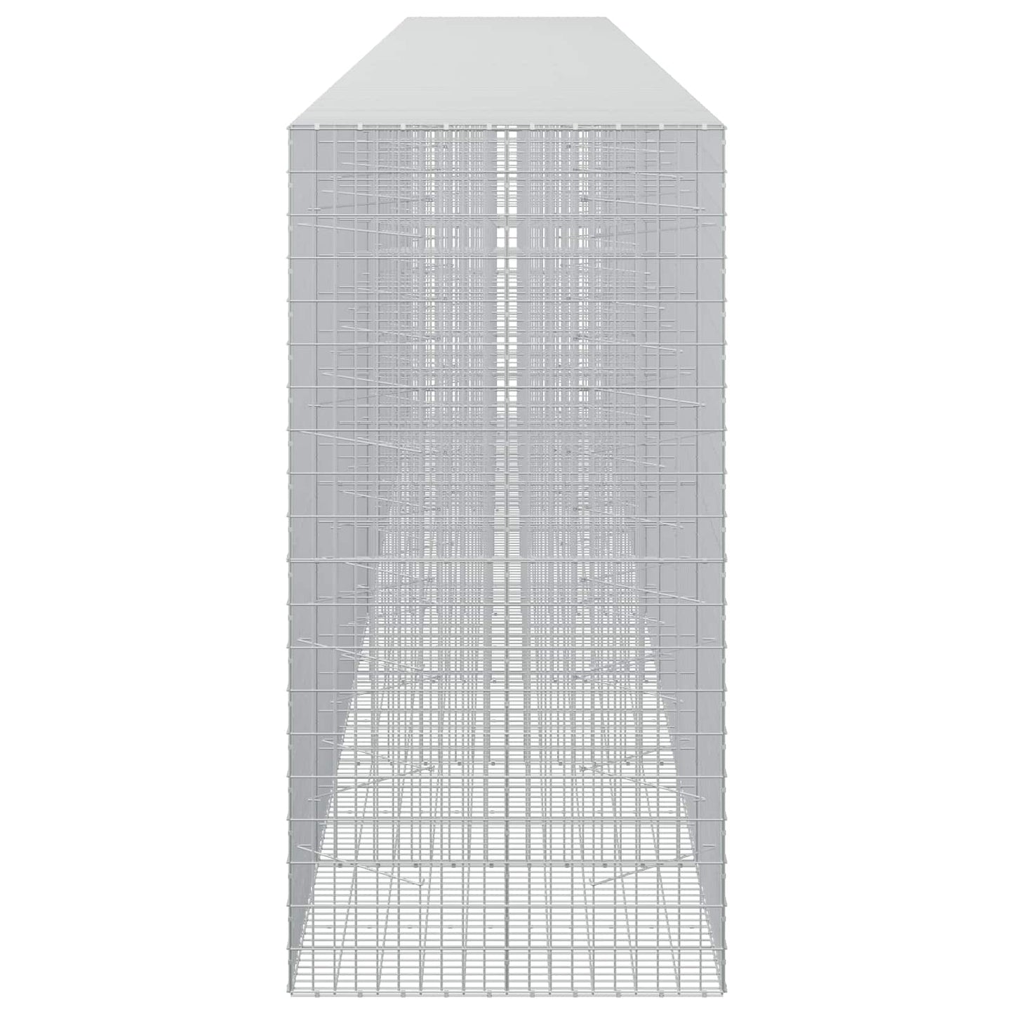 vidaXL Γκαμπιόν με σύρμα 3,5 mm και πλέγμα 5x10 cm 850x100x200 εκ