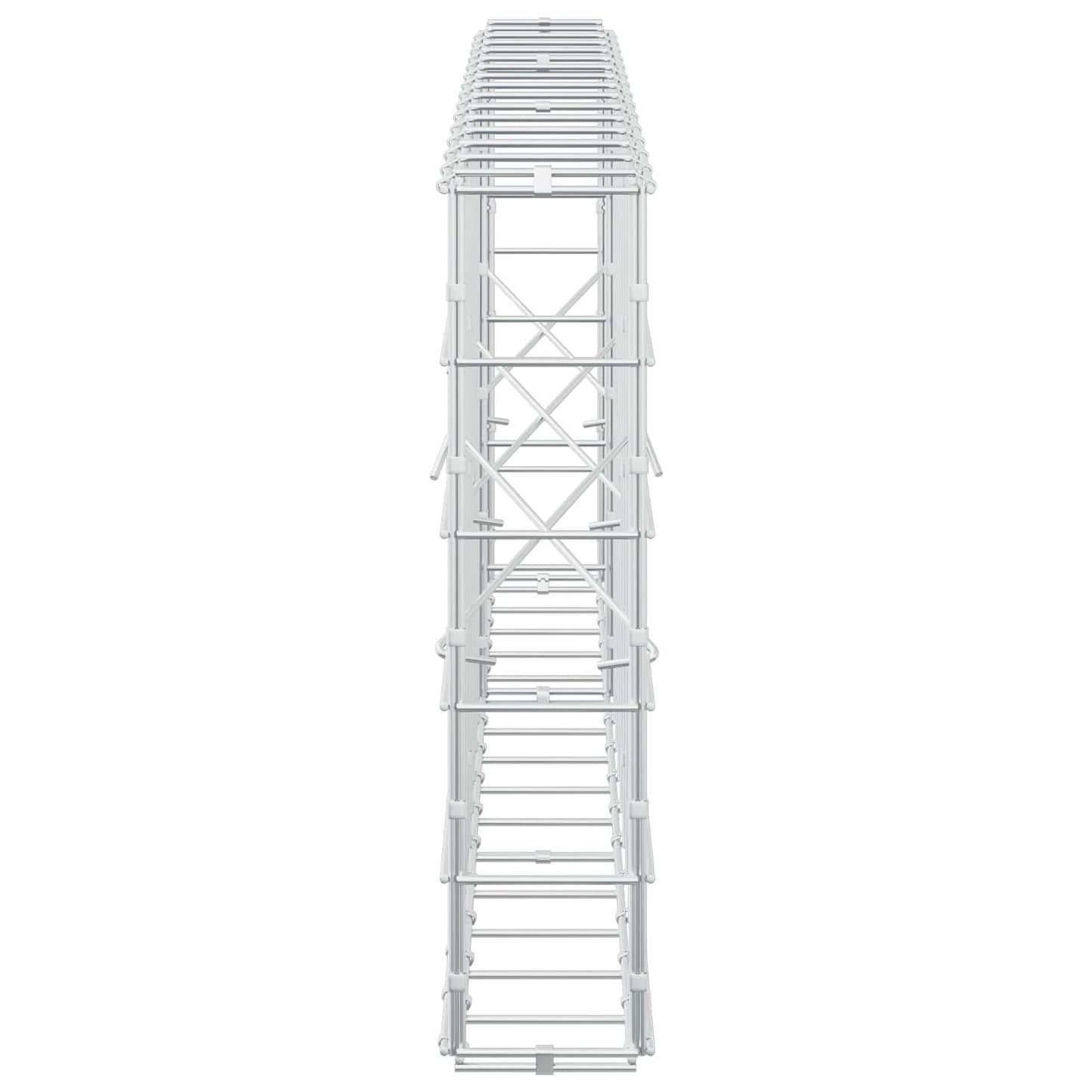 vidaXL Γκαμπιόν με σύρμα 3,5 mm και πλέγμα 10x10 cm 150x10x50 εκ
