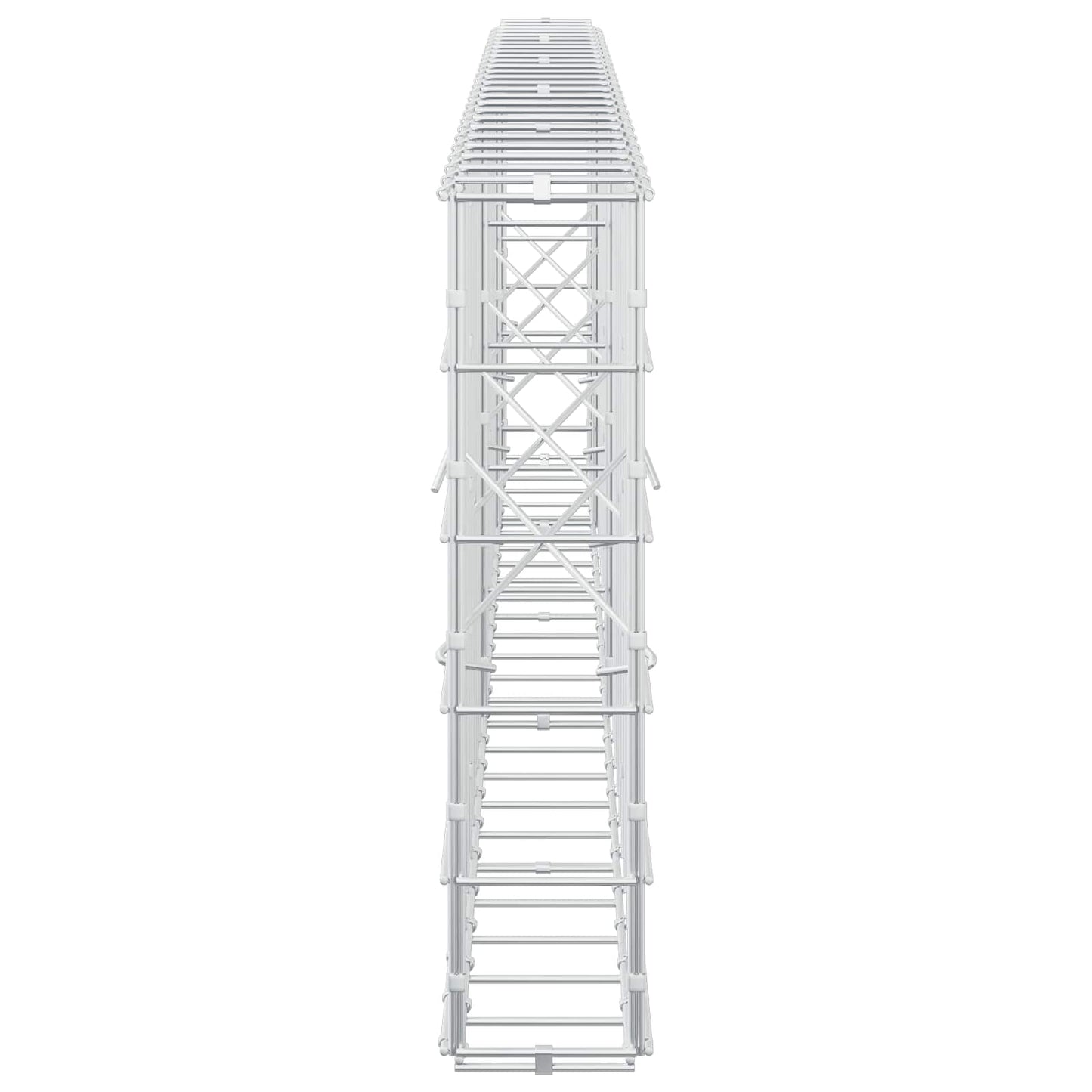vidaXL Γκαμπιόν με σύρμα 3,5 mm και πλέγμα 10x10 cm 250x10x50 εκ