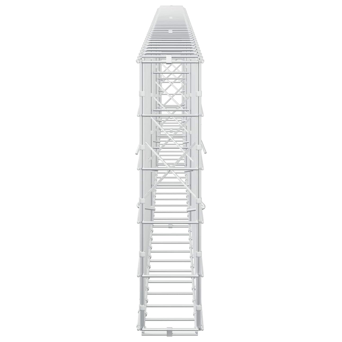 vidaXL Γκαμπιόν με σύρμα 3,5 mm και πλέγμα 10x10 cm 350x10x50 εκ