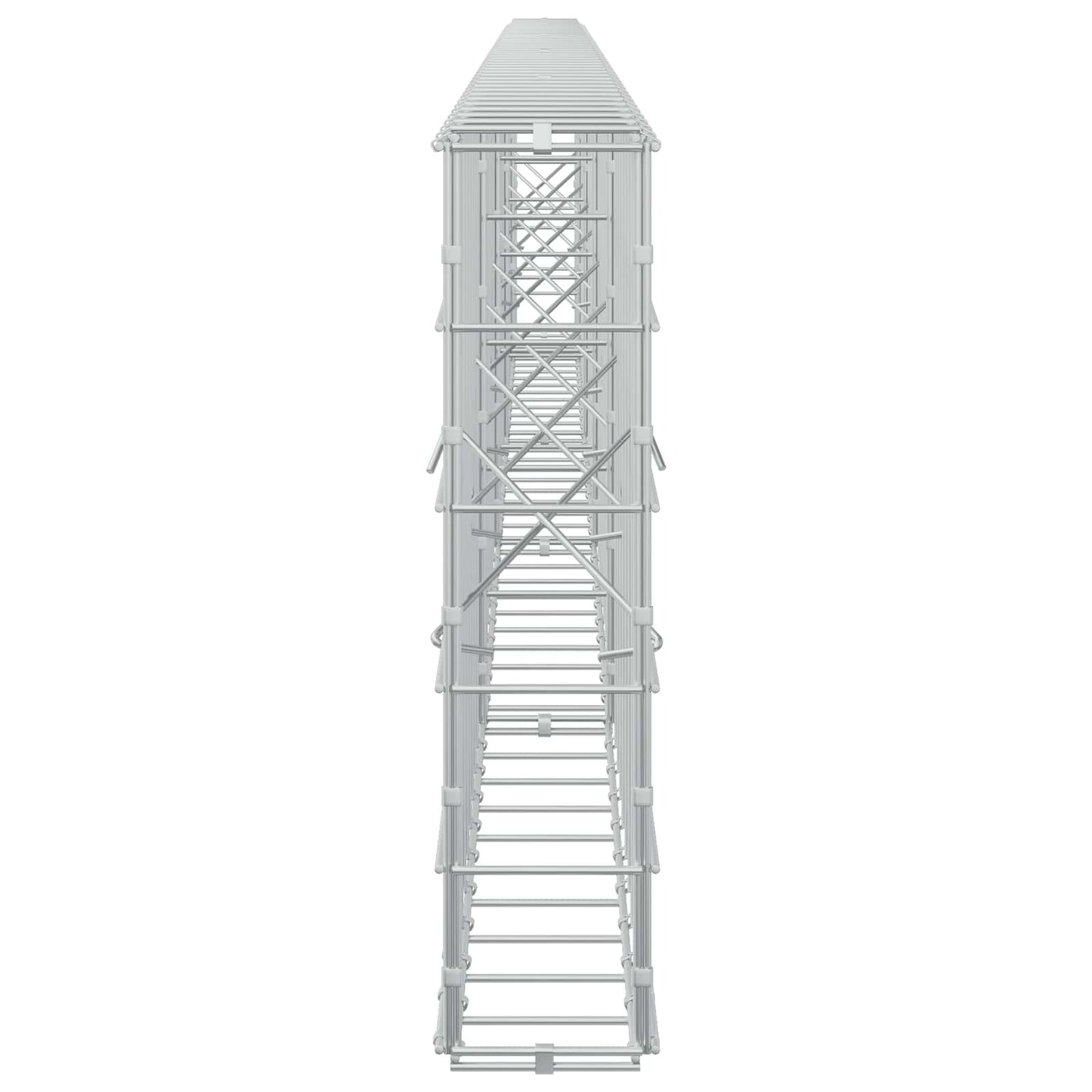 vidaXL Γκαμπιόν με σύρμα 3,5 mm και πλέγμα 10x10 cm 450x10x50 εκ