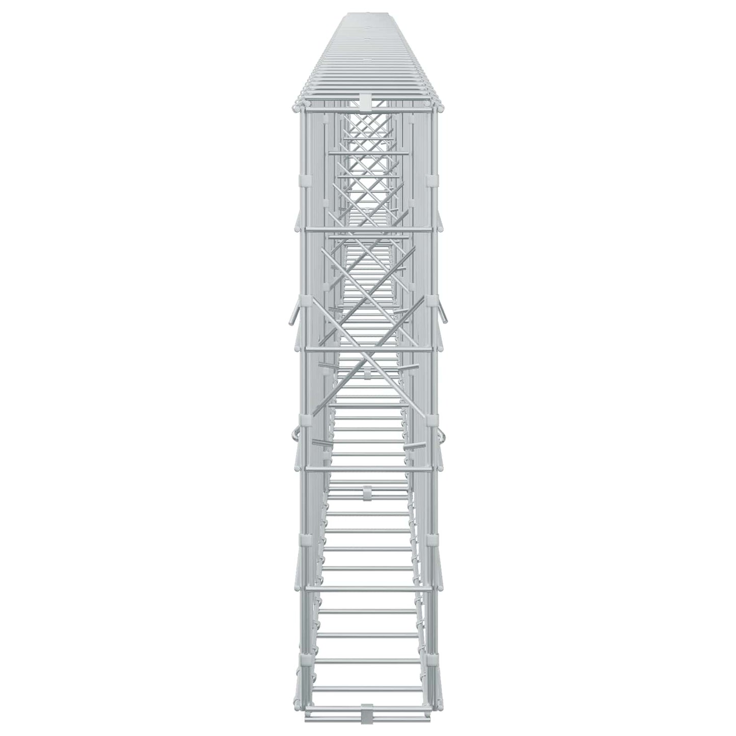 vidaXL Γκαμπιόν με σύρμα 3,5 mm και πλέγμα 10x10 cm 500x10x50 εκ