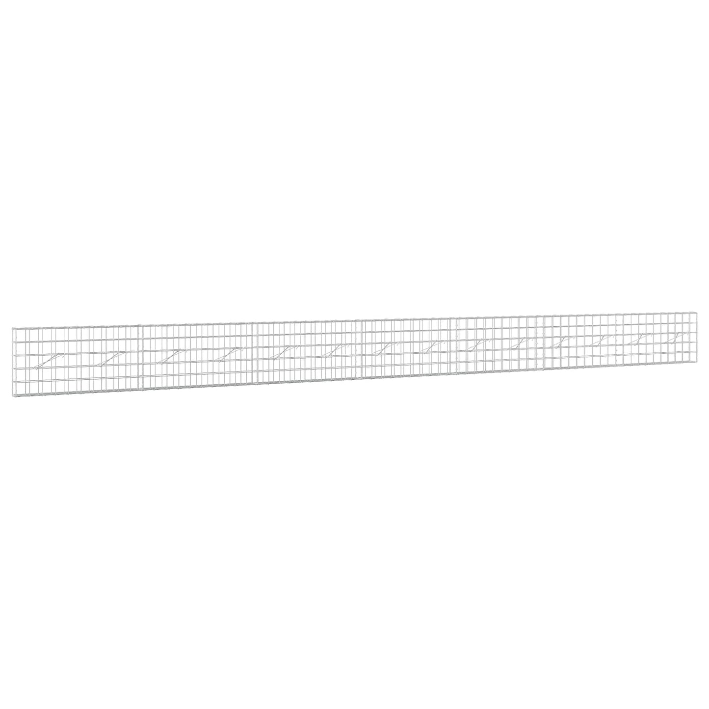 vidaXL Γκαμπιόν με σύρμα 3,5 mm και πλέγμα 10x10 cm 700x10x50 εκ.