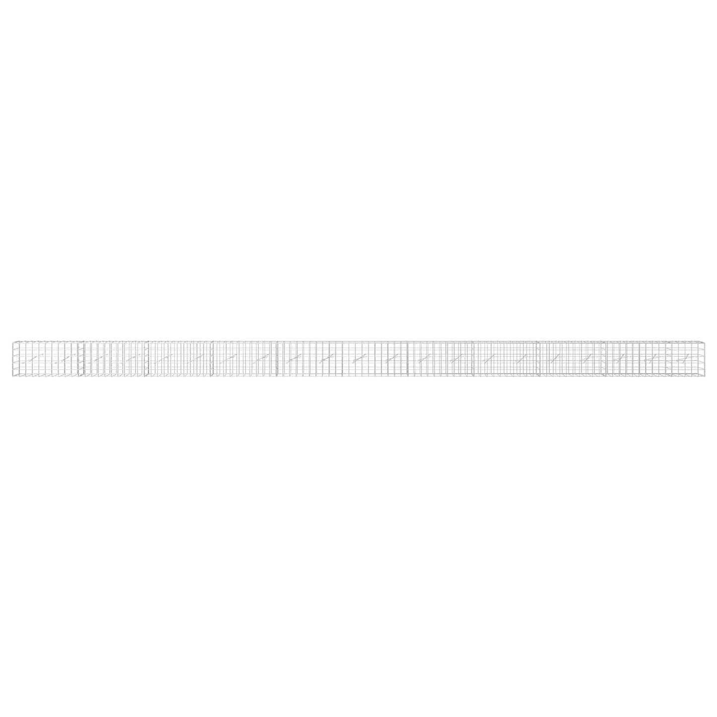vidaXL Γκαμπιόν με σύρμα 3,5 mm και πλέγμα 10x10 cm 1050x10x50 εκ