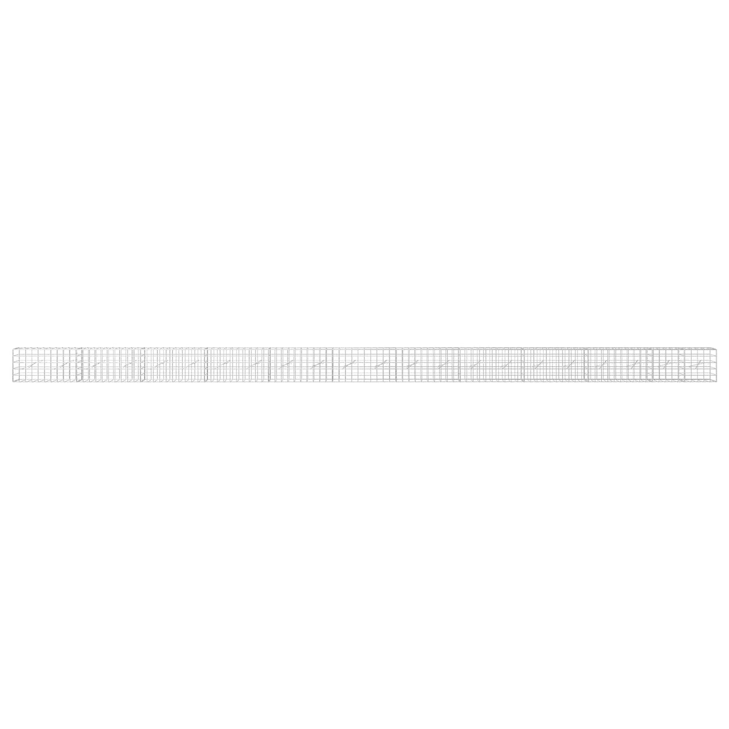vidaXL Γκαμπιόν με σύρμα 3,5 mm και πλέγμα 10x10 cm 1100x10x50 εκ