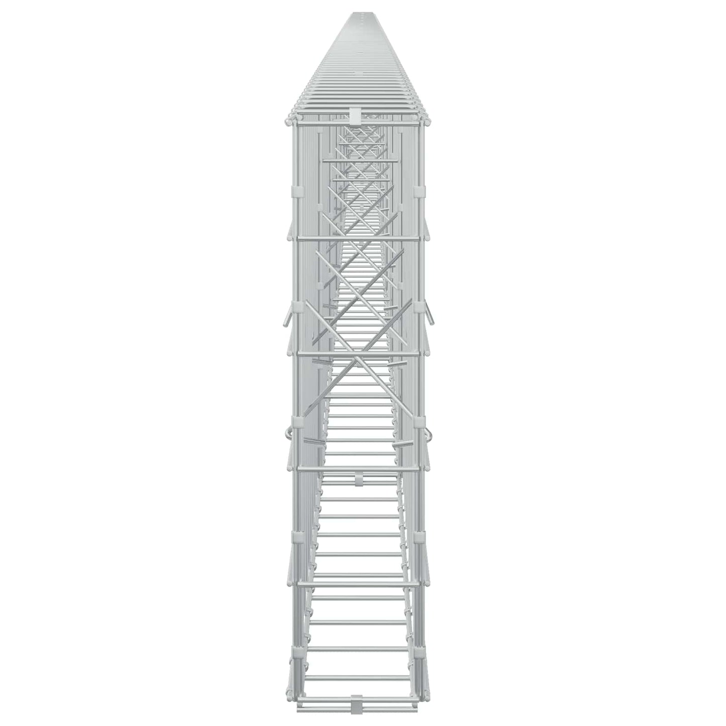vidaXL Γκαμπιόν με σύρμα 3,5 mm και πλέγμα 10x10 cm 1100x10x50 εκ