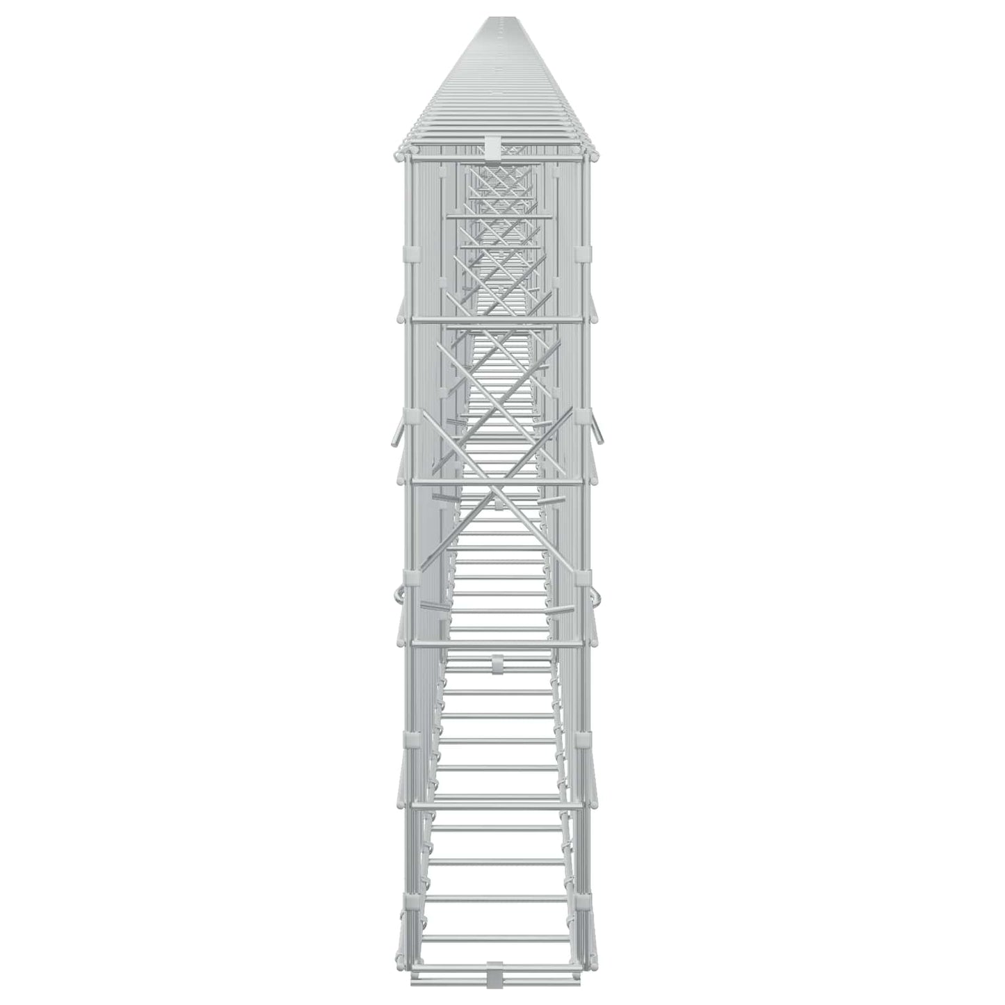 vidaXL Γκαμπιόν με σύρμα 3,5 mm και πλέγμα 10x10 cm 1150x10x50 εκ