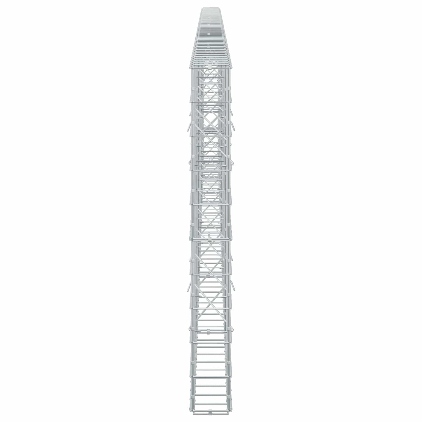 vidaXL Γκαμπιόν με σύρμα 3,5 mm και πλέγμα 10x10 cm 600x10x100 εκ