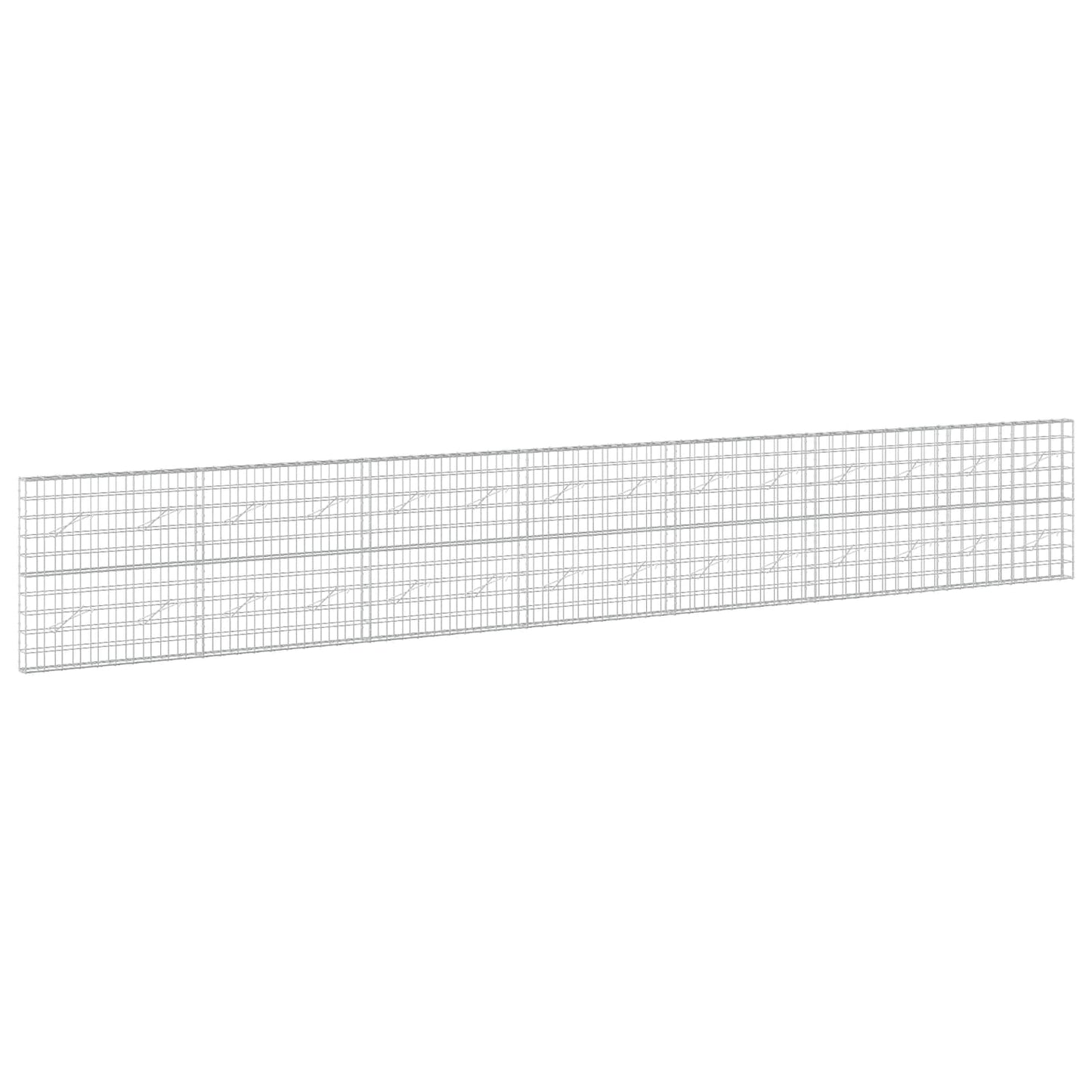 vidaXL Γκαμπιόν με σύρμα 3,5 mm και πλέγμα 10x10 cm 700x10x100 εκ.