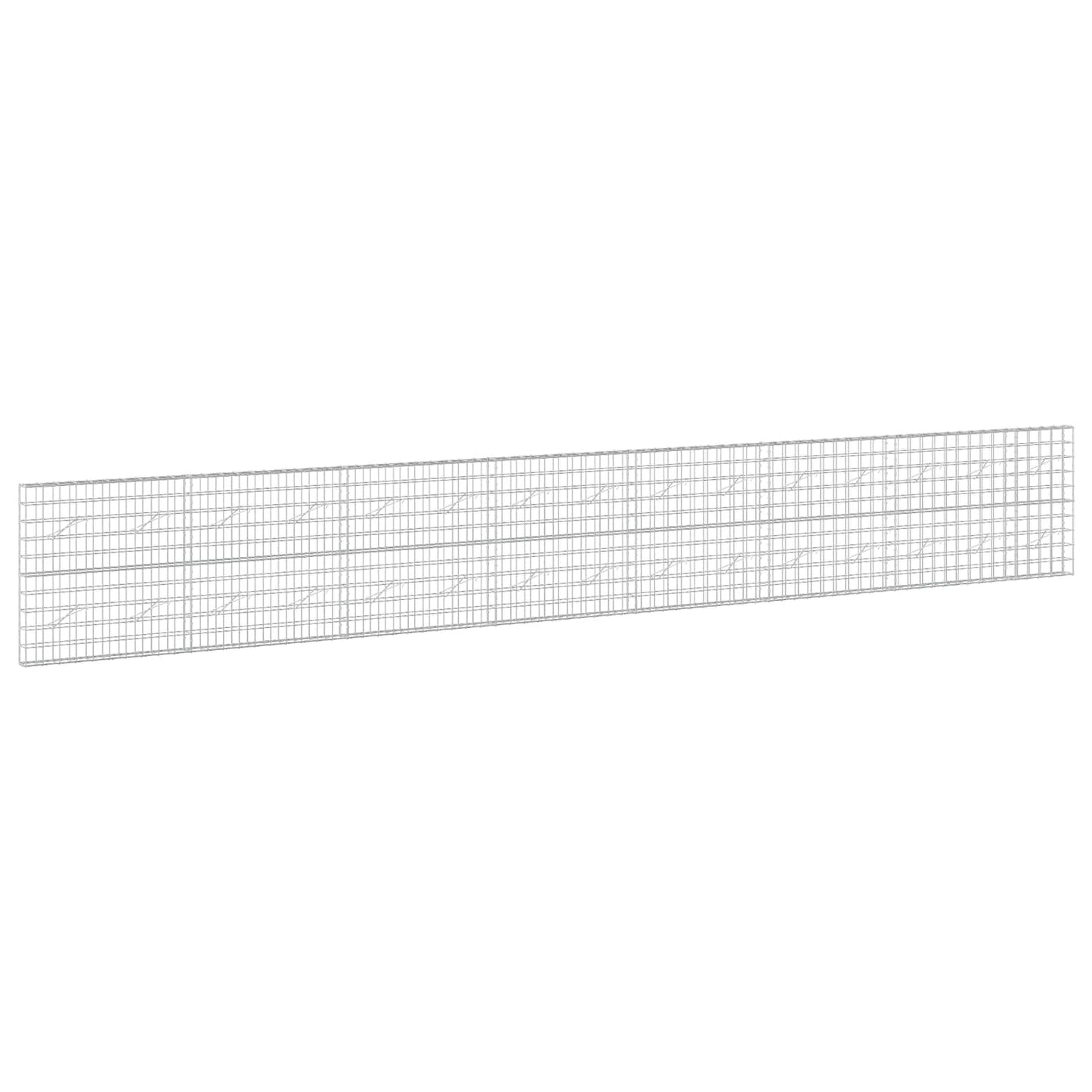 vidaXL Γκαμπιόν με σύρμα 3,5 mm και πλέγμα 10x10 cm 750x10x100 εκ