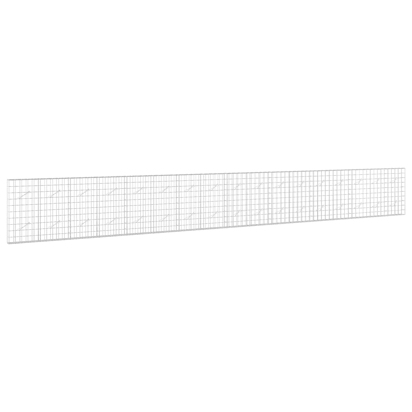 vidaXL Γκαμπιόν με σύρμα 3,5 mm και πλέγμα 10x10 cm 850x10x100 εκ