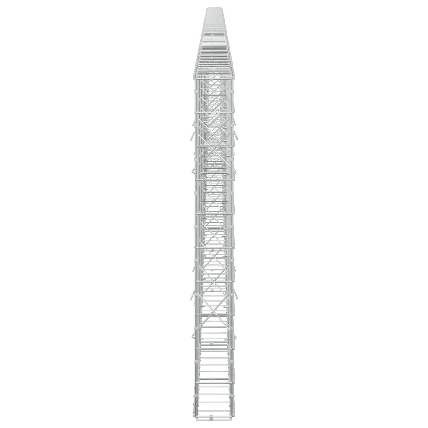 vidaXL Γκαμπιόν με σύρμα 3,5 mm και πλέγμα 10x10 cm 850x10x100 εκ