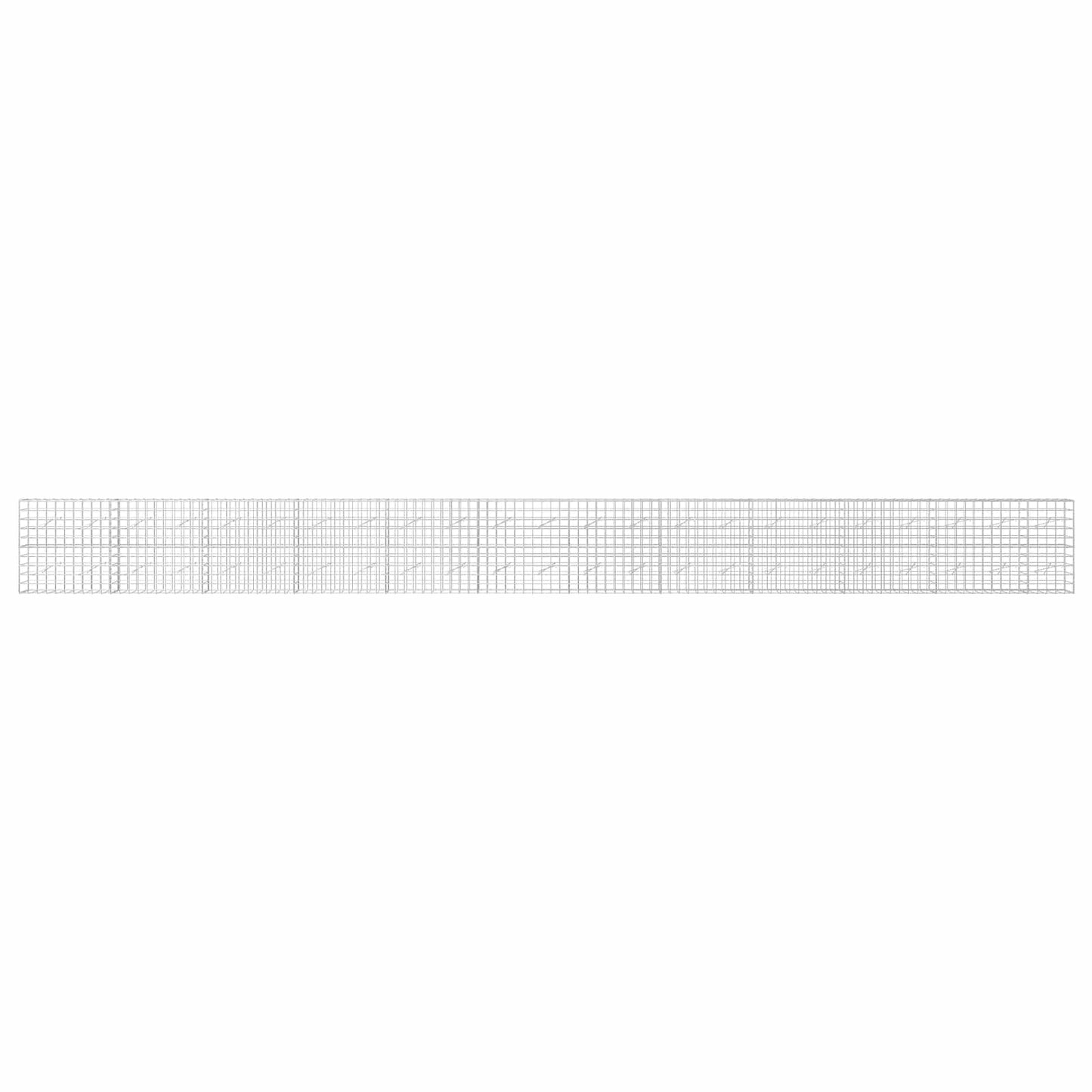 vidaXL Γκαμπιόν με σύρμα 3,5 mm και πλέγμα 10x10 cm 1150x10x100 εκ