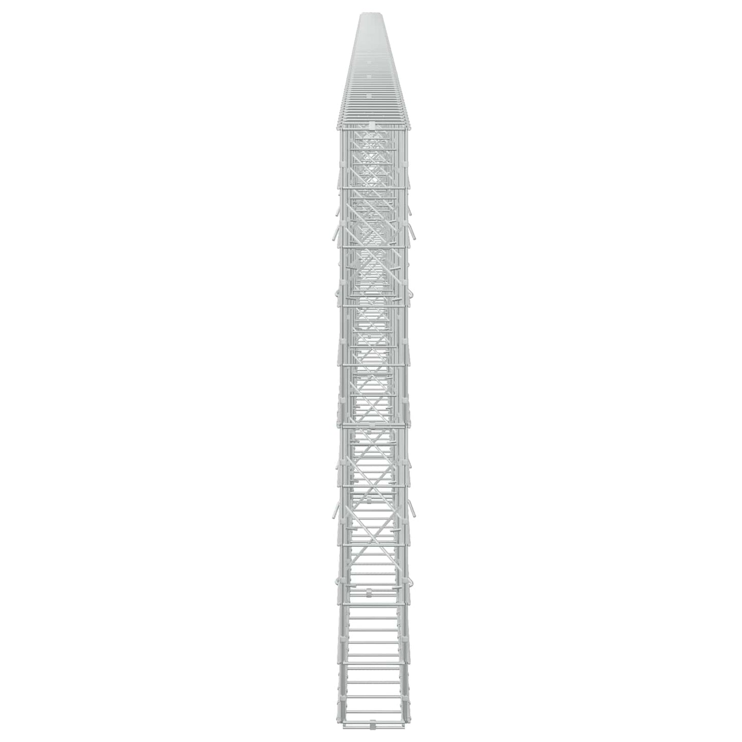 vidaXL Γκαμπιόν με σύρμα 3,5 mm και πλέγμα 10x10 cm 1150x10x100 εκ