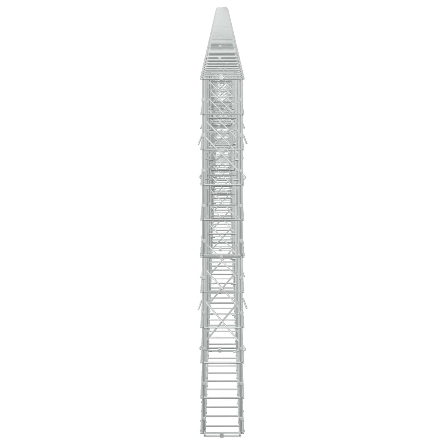 vidaXL Γκαμπιόν με σύρμα 3,5 mm και πλέγμα 10x10 cm 1200x10x100 εκ.