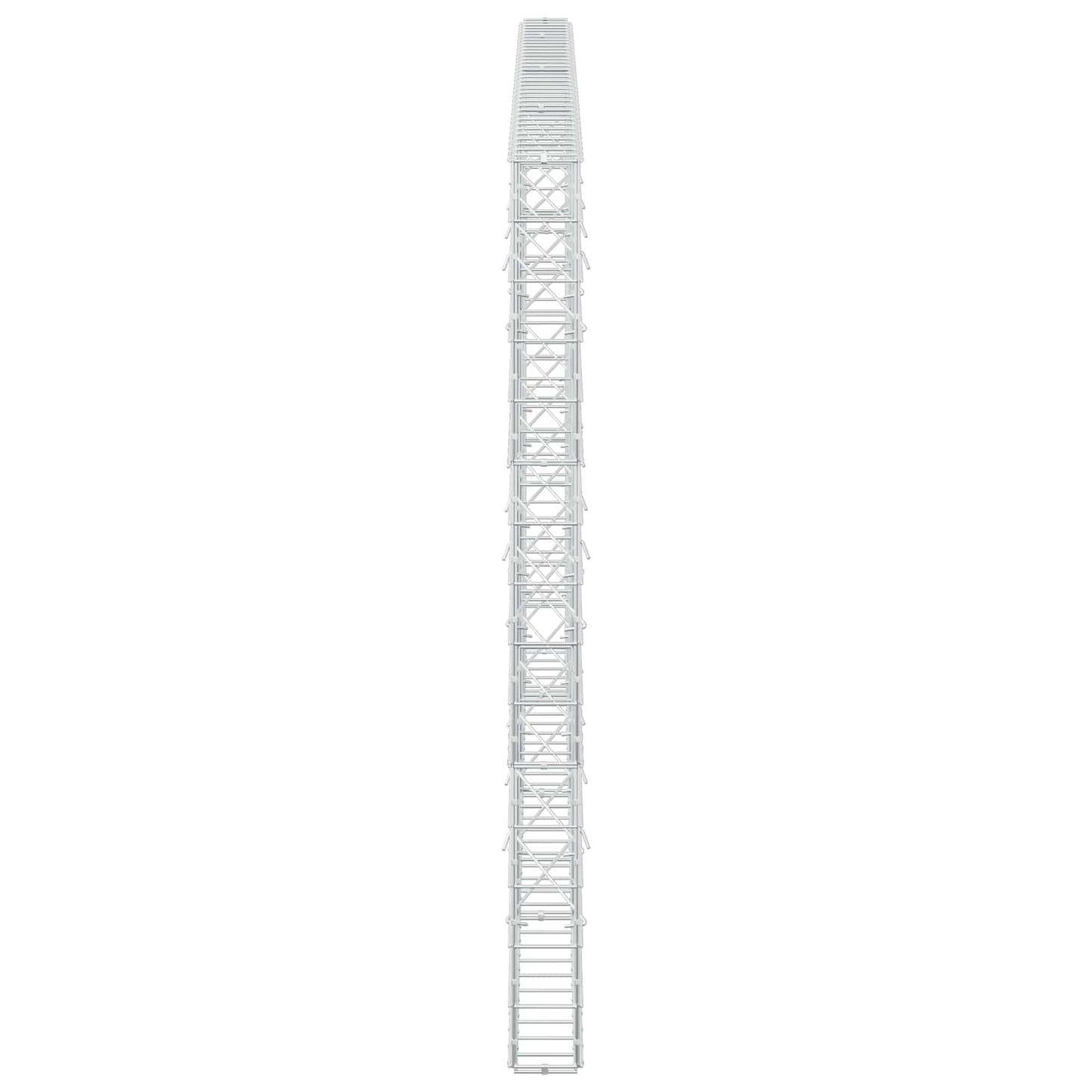 vidaXL Γκαμπιόν με σύρμα 3,5 mm και πλέγμα 10x10 cm 350x10x150 εκ