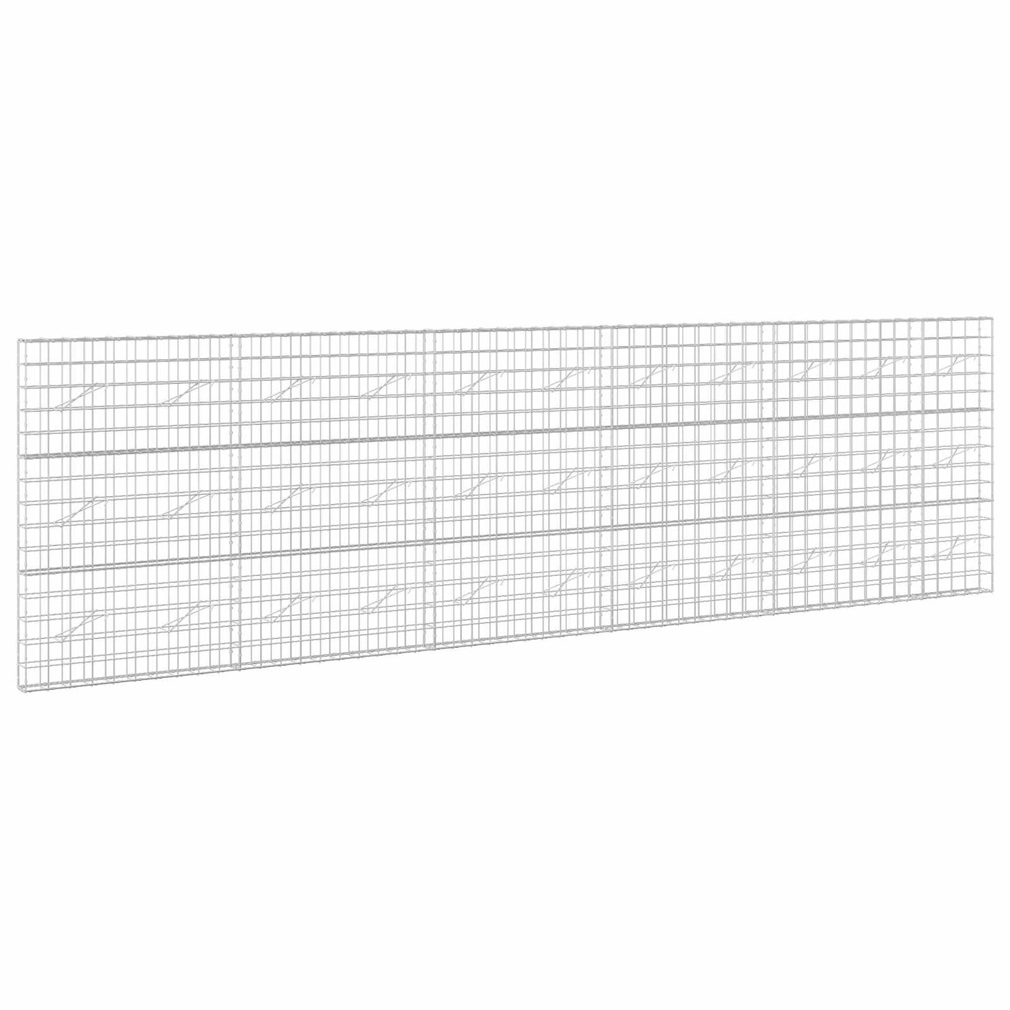 vidaXL Γκαμπιόν με σύρμα 3,5 mm και πλέγμα 10x10 cm 550x10x150 εκ